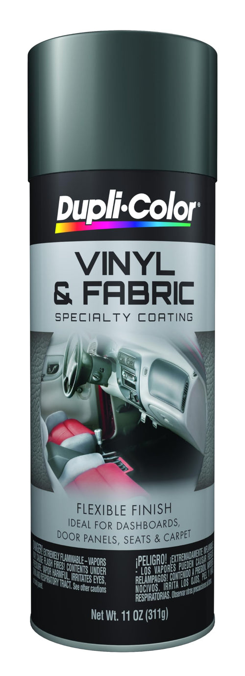 Vinyl and Fabric Coating Spray Paint Dupli-Color - Charcoal Gray - 11 oz Aerosol Can Pack of 6