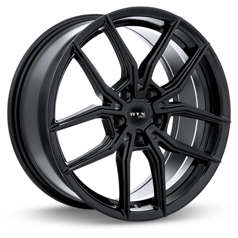 RTX SW05 Wheel Custom - 18x8, 42 Offset, 5x114.3 Bolt Pattern, 73.1mm Hub - Gloss Black Rim