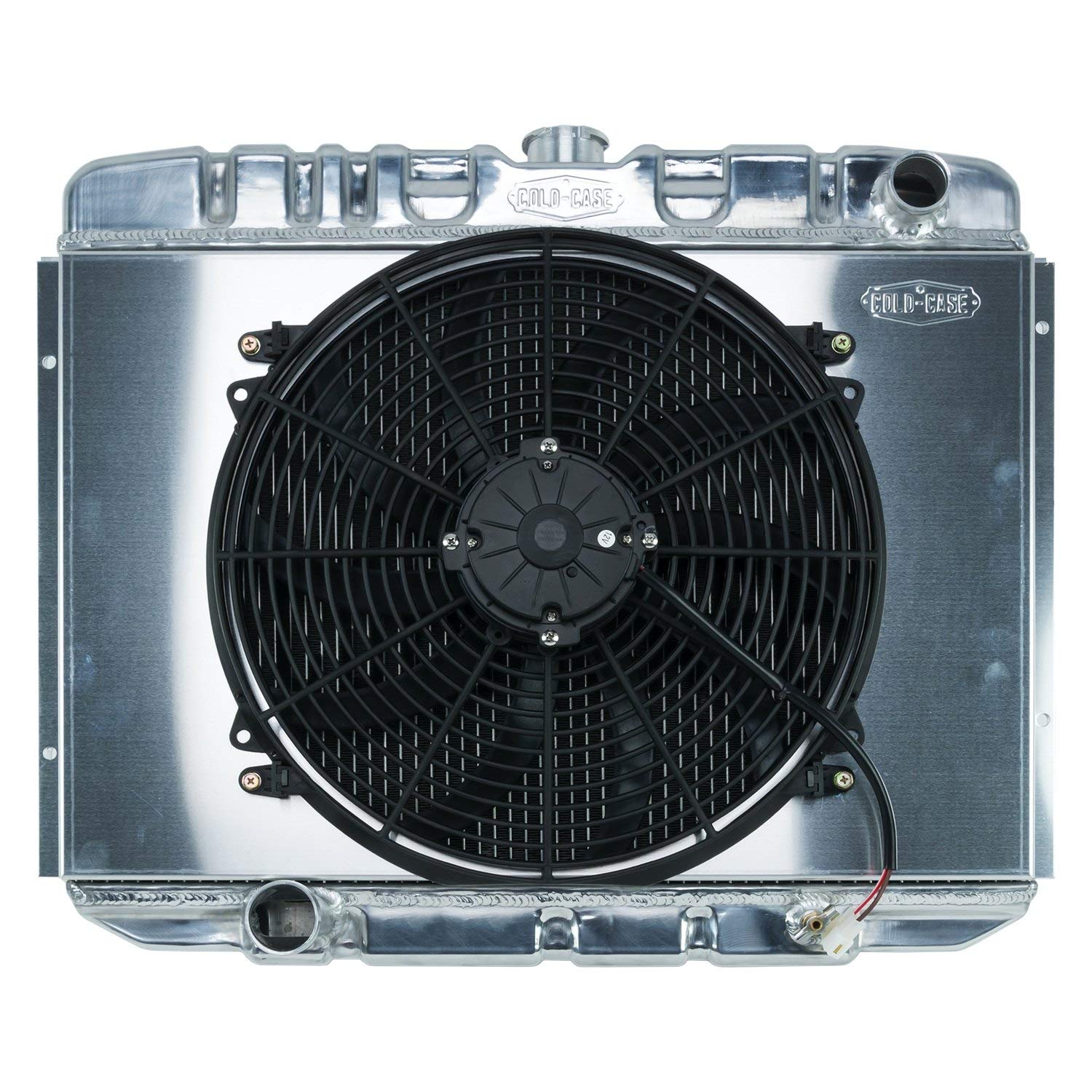 24in BB Mustang 67-70 Radiator and 16 Fan Kit MT