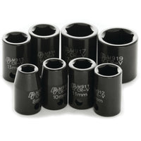 M589DB Performance Tool 8pc 3/8-Inch Drive MET Impact Socket Set