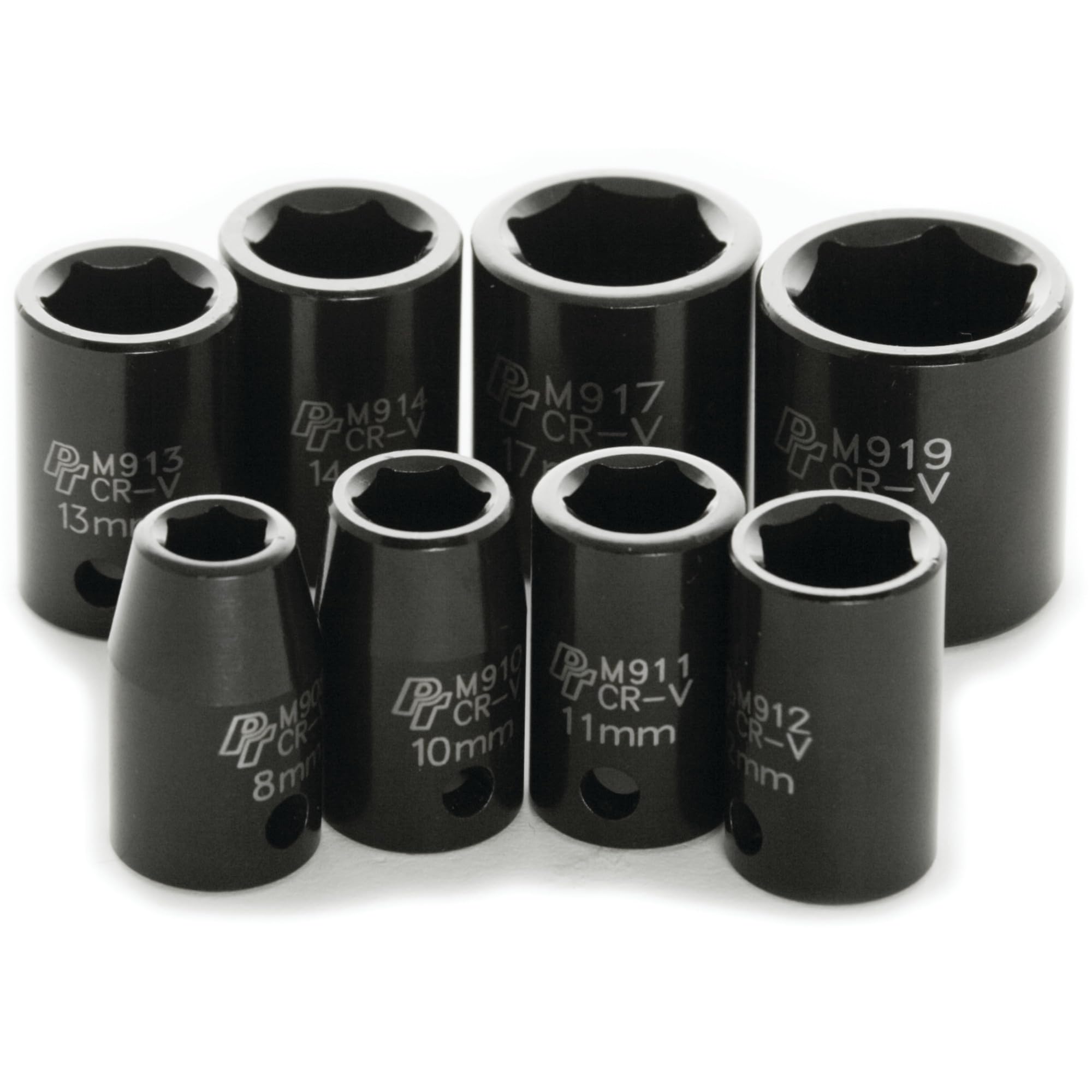 M589DB Performance Tool 8pc 3/8-Inch Drive MET Impact Socket Set