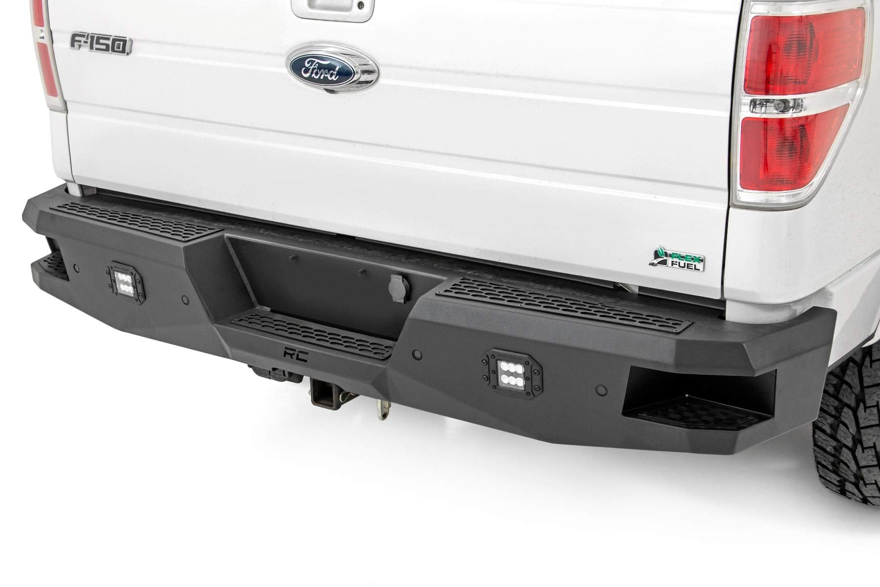 Rough Country Rear Heavy Duty Bumper w/LEDs for 2009-2014 Ford F-150-10768