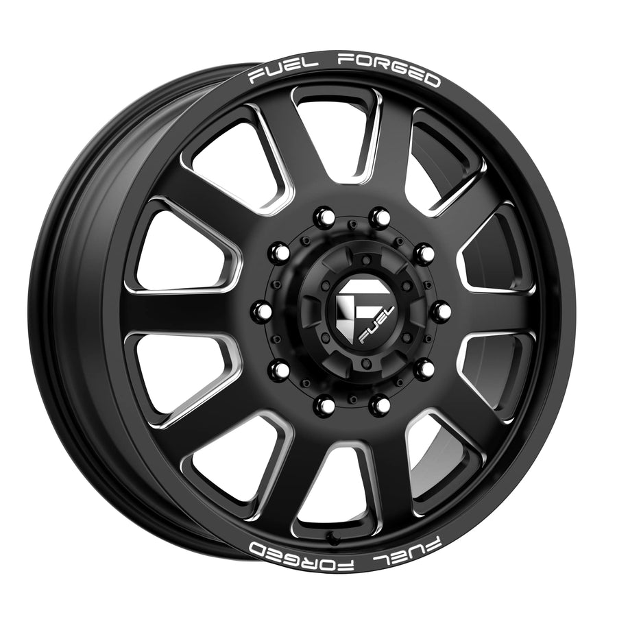 FUEL OFF-ROAD DE09 20X10, FF09D 10X170, 4.56, -24mm MATTE BLACK MILLED - DE092000A845