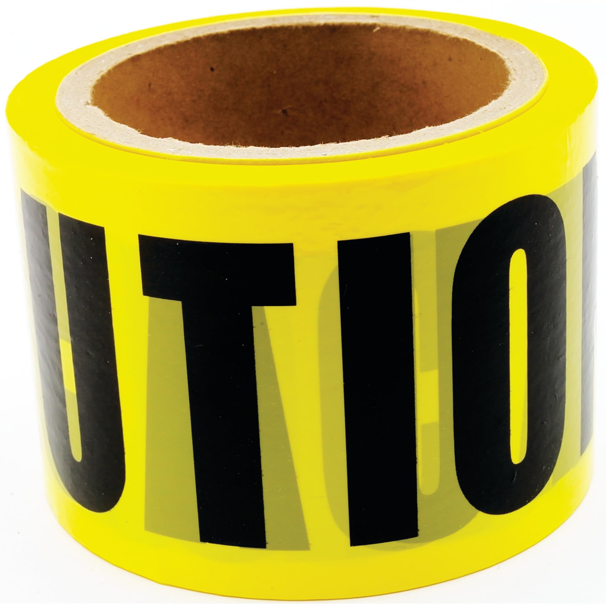 Bright Yellow Performance Tool 1475 Caution Tape for Clearly Marking Off-Limits Areas and Guiding People in Crowded Spaces
