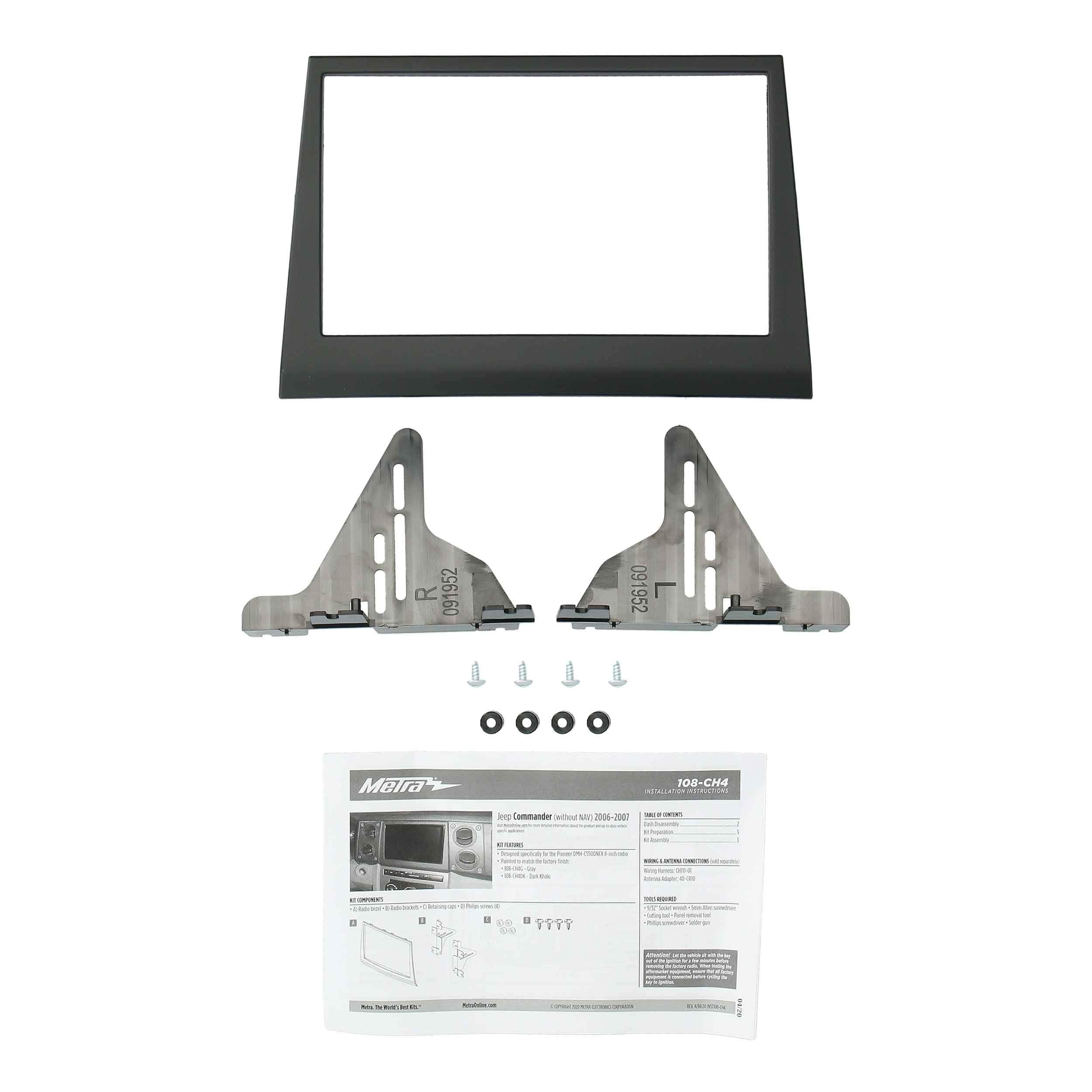 Gray Jeep Commander 2006-2007