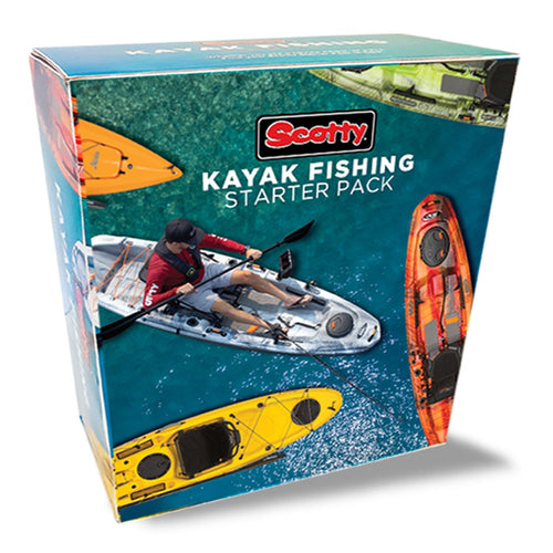 Kayak Fishing Scotty #111 Starter Pack, Multi, One Size, Black
