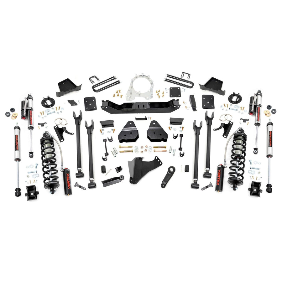 6" Rough Country Coilover Lift Kit for 17-22 Ford Super Duty | 4 Link - 50757