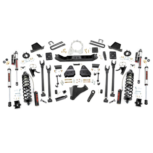 6" Rough Country Coilover Lift Kit for 17-22 Ford Super Duty | 4 Link - 50857