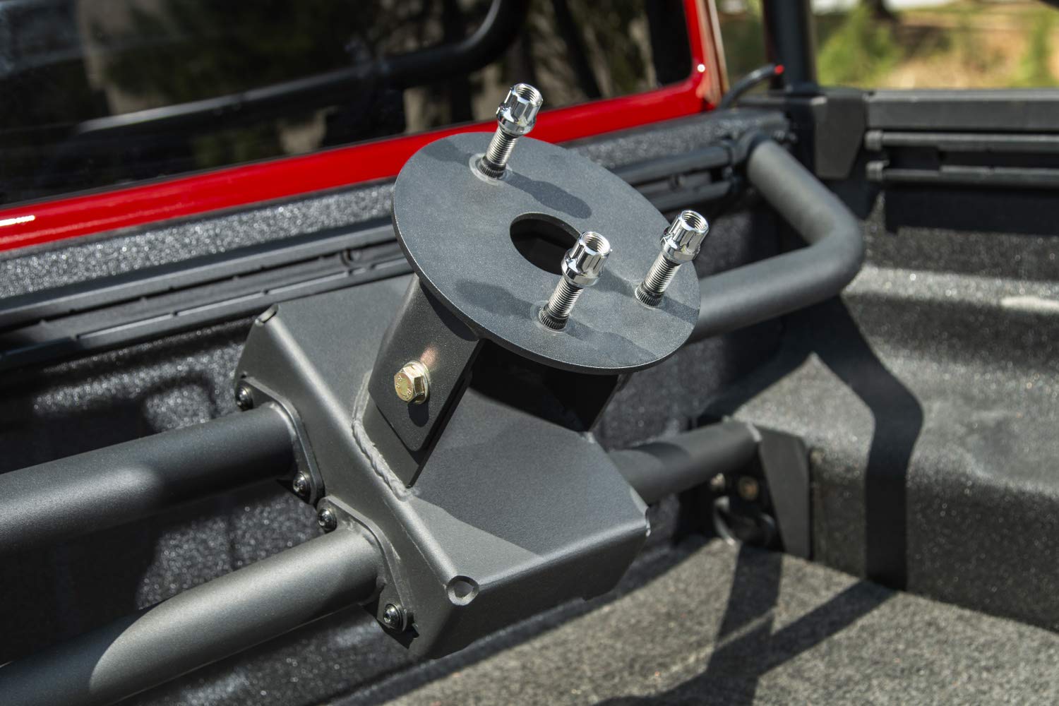 Spare Tire Carrier Rugged Ridge | Satin Black, Bed Mount | 11546.71 | Fits 2020-2025 Jeep Gladiator JT