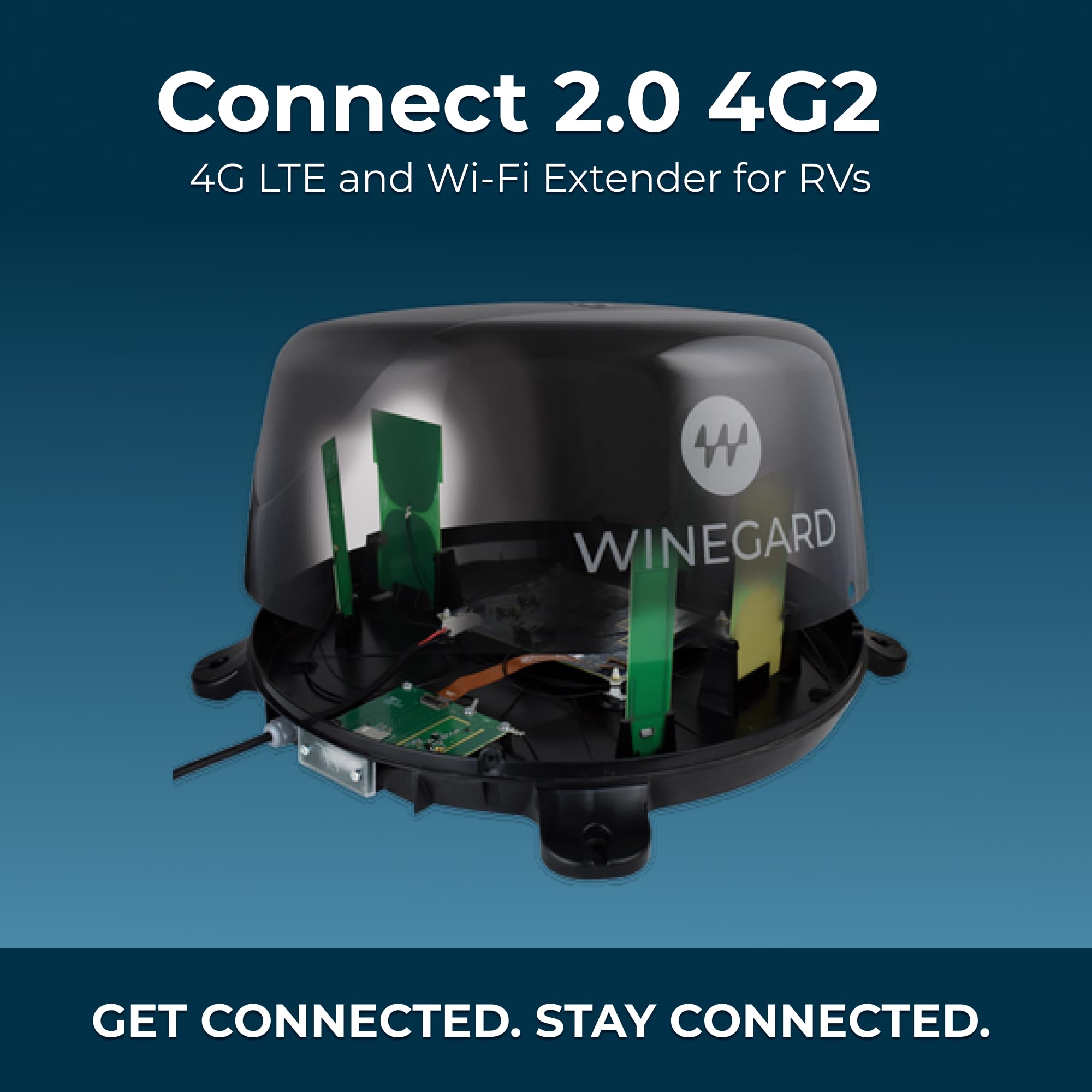 ConnecT 2.0 Winegard 4G2 (WF2-435) 4G LTE and Wi-Fi Extender for RVs