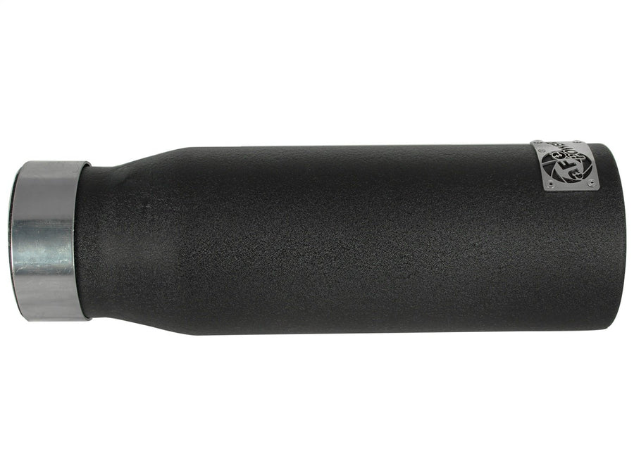 Exhaust Tip aFe Power 49-92043-B (3In x 4Out x 12L in Bolt-On (Blk))