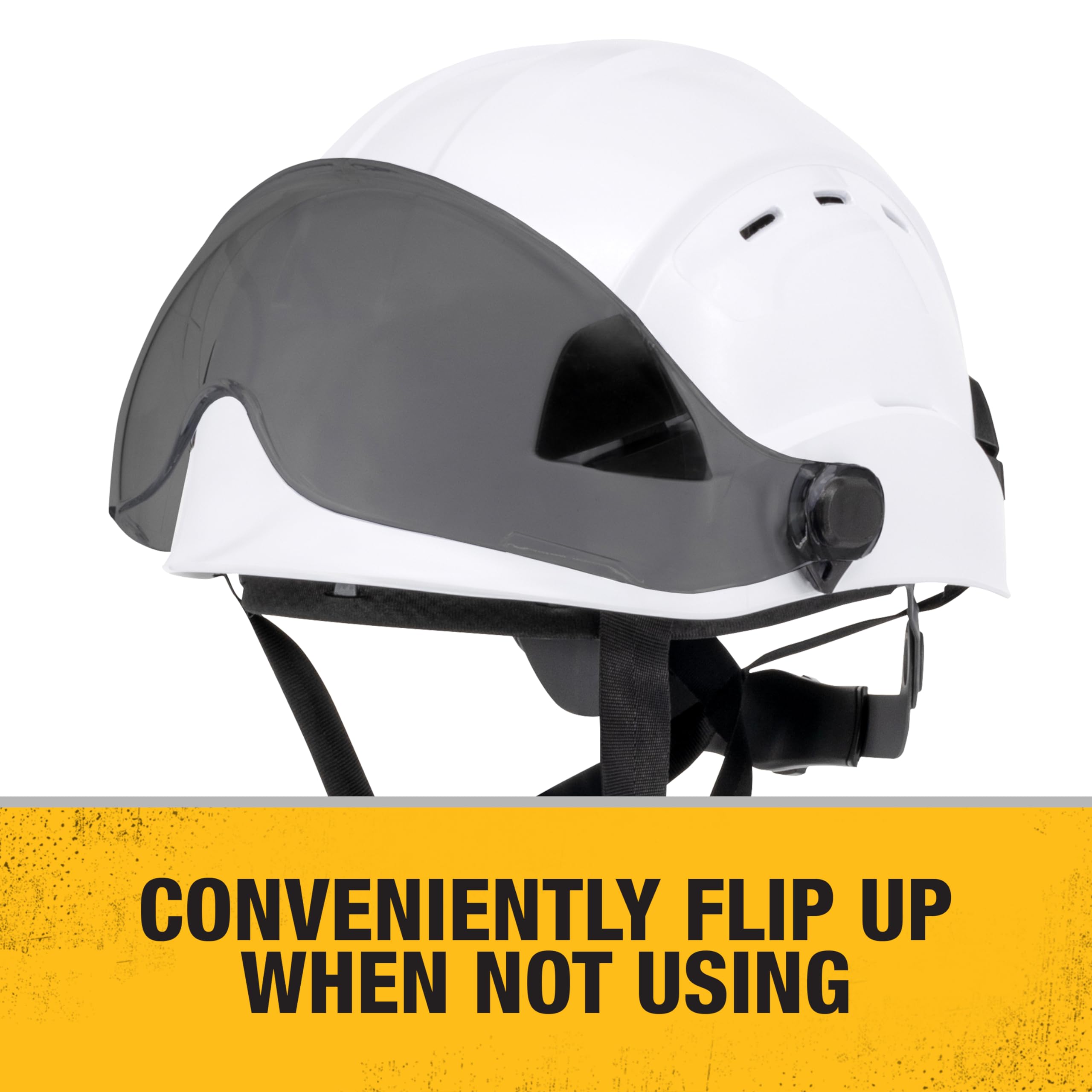 DEWALT Visor DPG22-SH with Premium Anti-fog+ Smoke Lens Designed to Fit DPG22 Type II Helmet