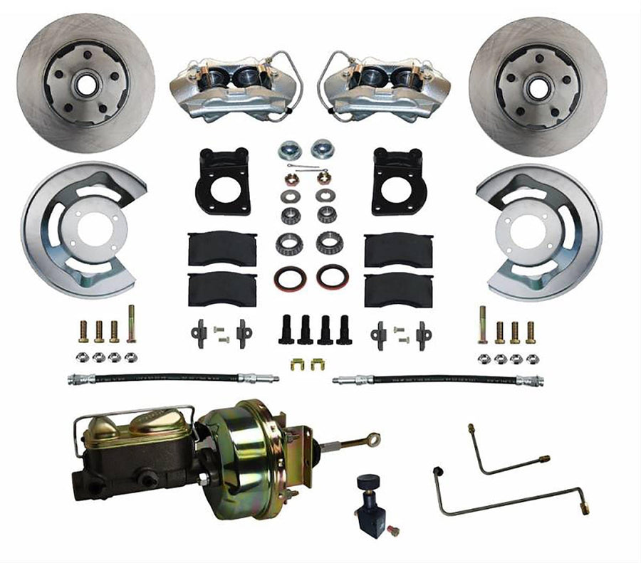 Power Disc Brake Conversion Scott Drake DBC-A120-P-R for A/T