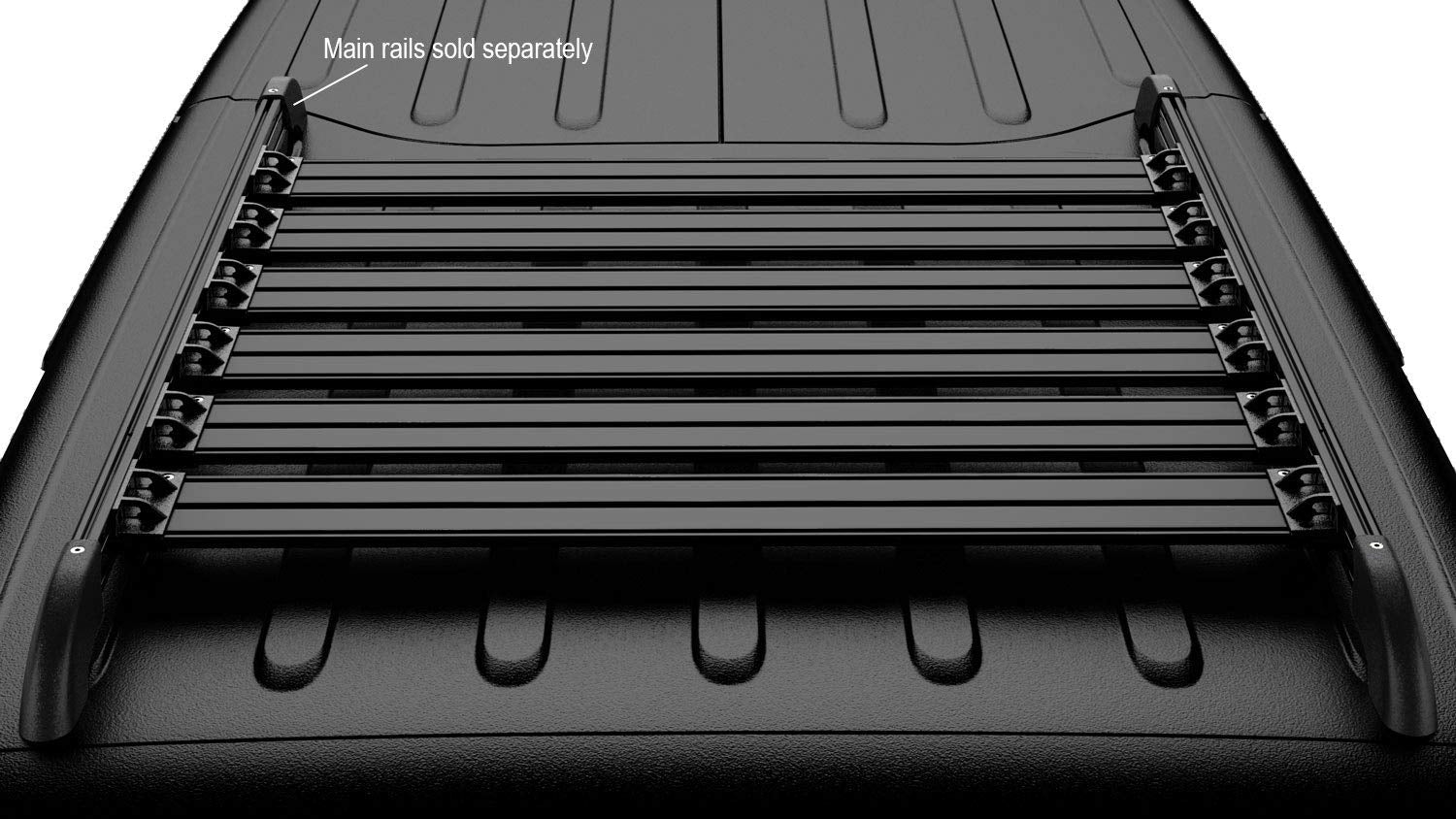 Nebo TeraFlex 4722060 JK Roof Rack Cargo Slat Kit (Black)