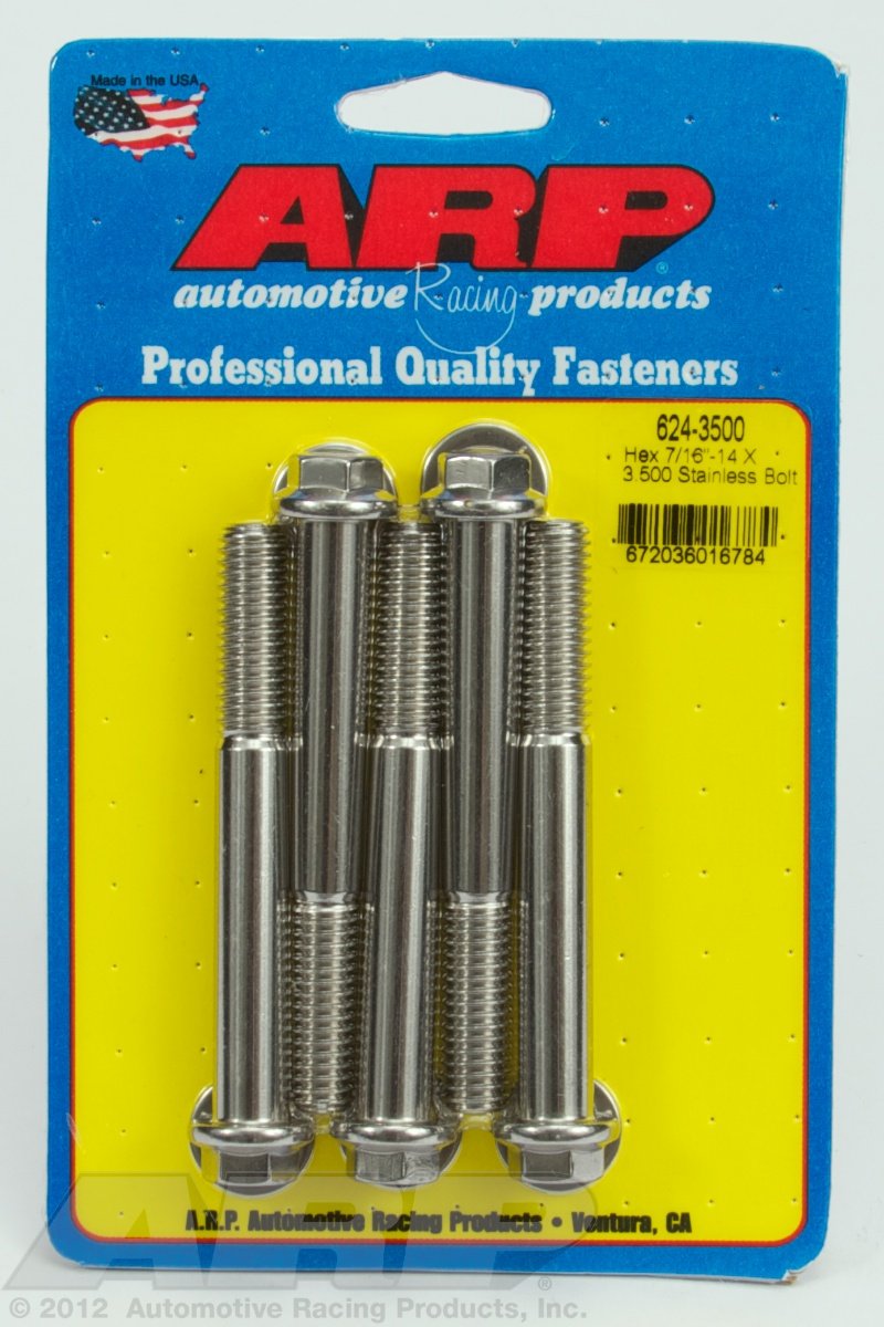 Hex Bolt ARP (624-3500), Stainless Steel