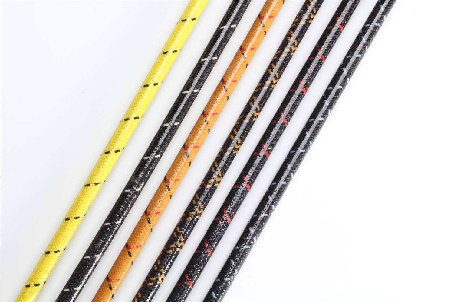 Vintage Series Lokar Performance Products 350 Kickdown Cable Tan Wrap With Black & Red Tracers