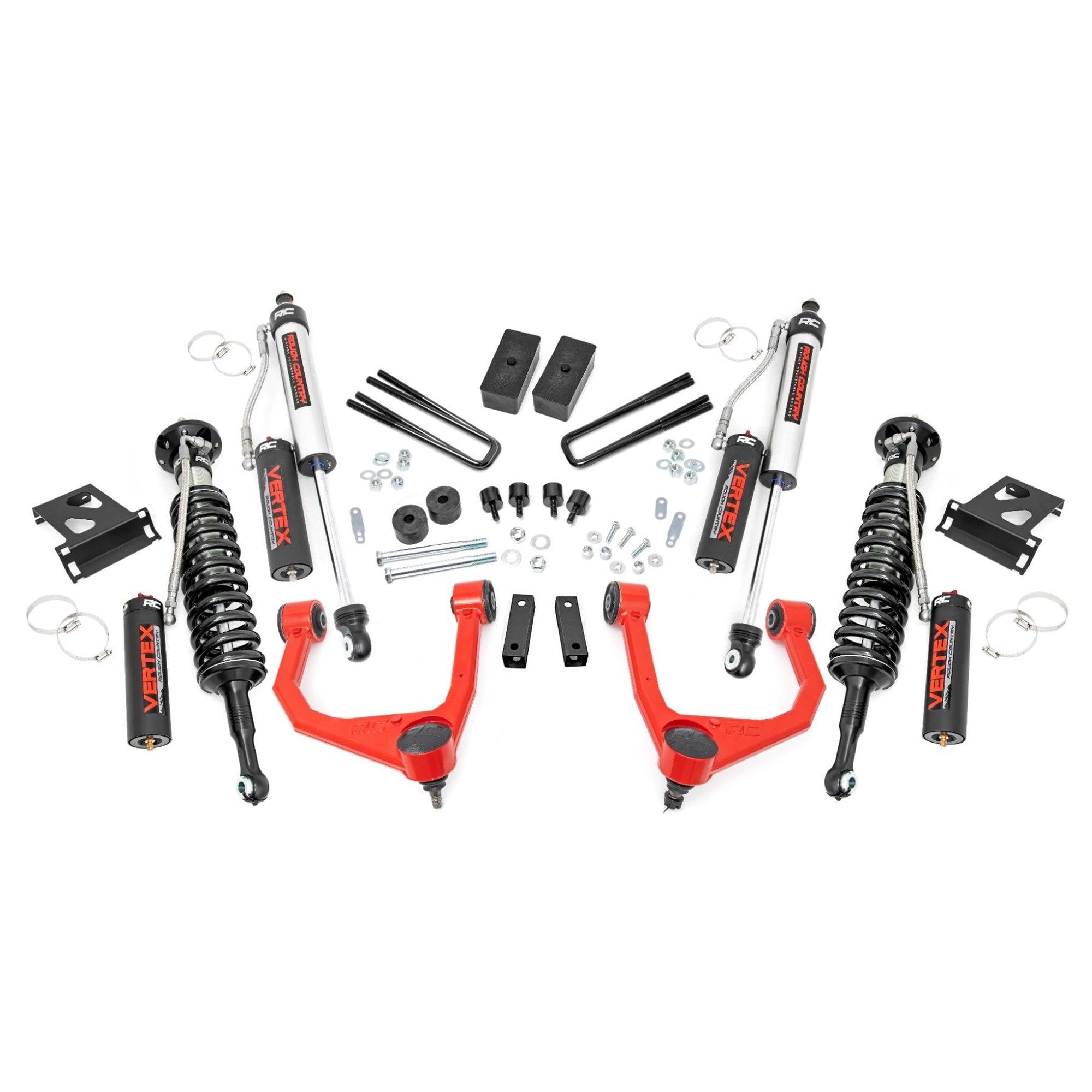 3.5" Rough Country Vertex Lift Kit for 2007-2021 Toyota Tundra 4WD - 76850RED