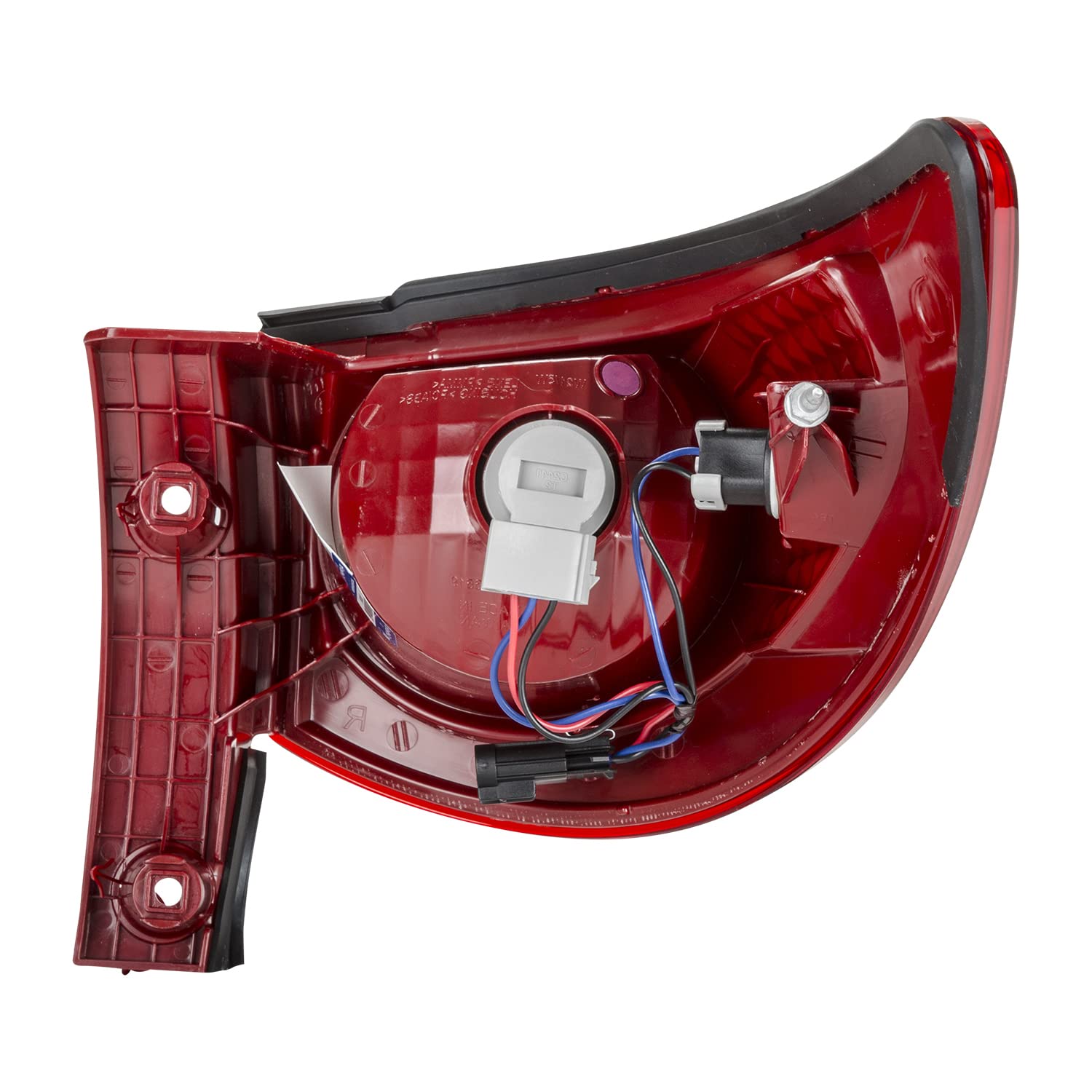 Left TYC Tail Light Assembly Compatible with 2009-2012 Chevrolet Traverse