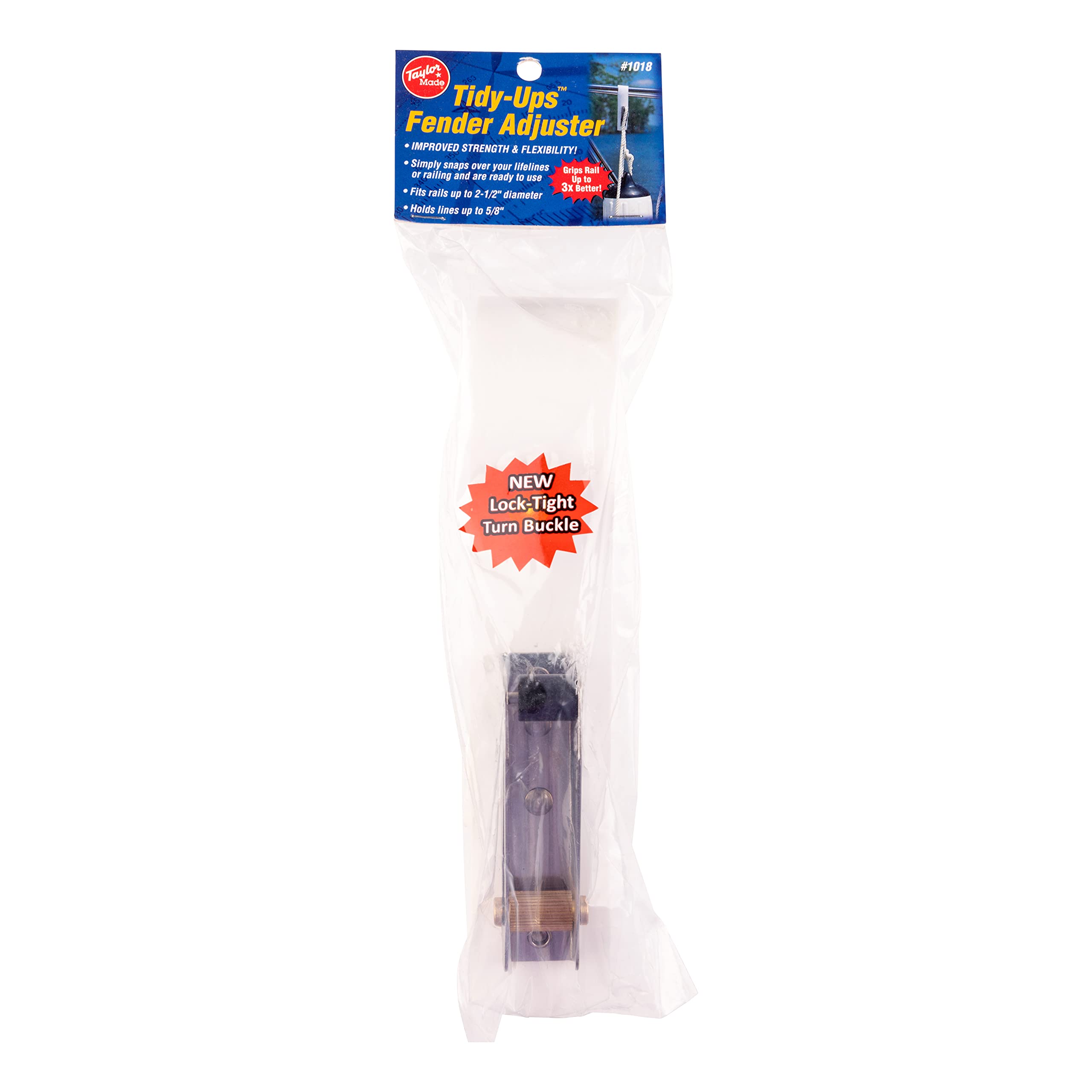 Tidy-Ups Taylor Made Products 1018 Boat Fender Adjuster (Large Rails, White)