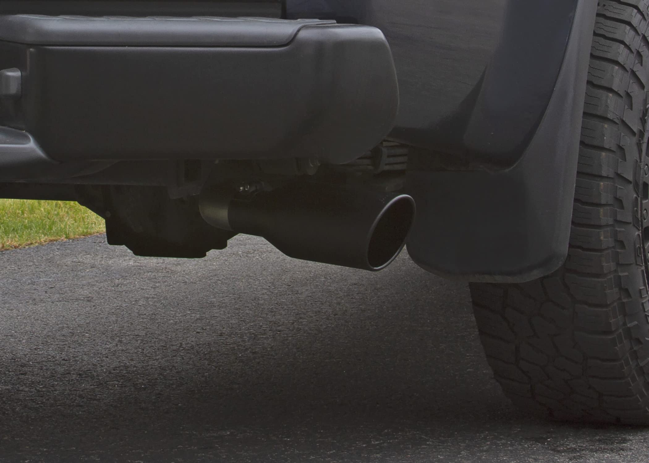 Flowmaster FlowFX 718103 Cat-Back Exhaust Kit 2.5 Inch Dual Side Exit 409 Stainless Steel 4.5 Inch Black Ceramic Stainless Tips Compatible with 2005-2019 Nissan Frontier 4.0L V6 2/4WD all Wheelbases