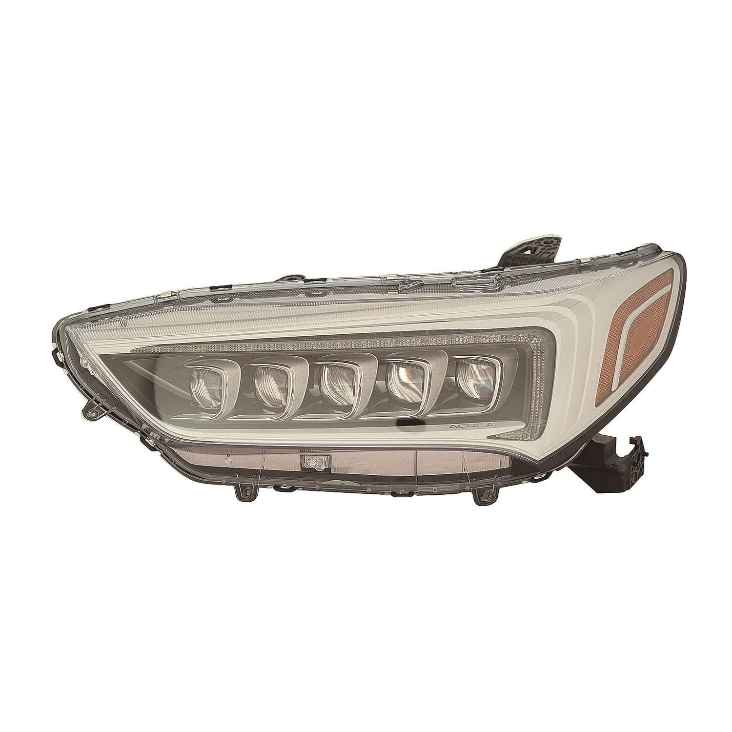 Automotive DEPO ACK for Acura TLX 18-20 Headlight Advance/Base/ELITE/Technology without Logo LH Driver Side Replaces OEM: 33150-TZ3-A51 Partslink: AC2502131