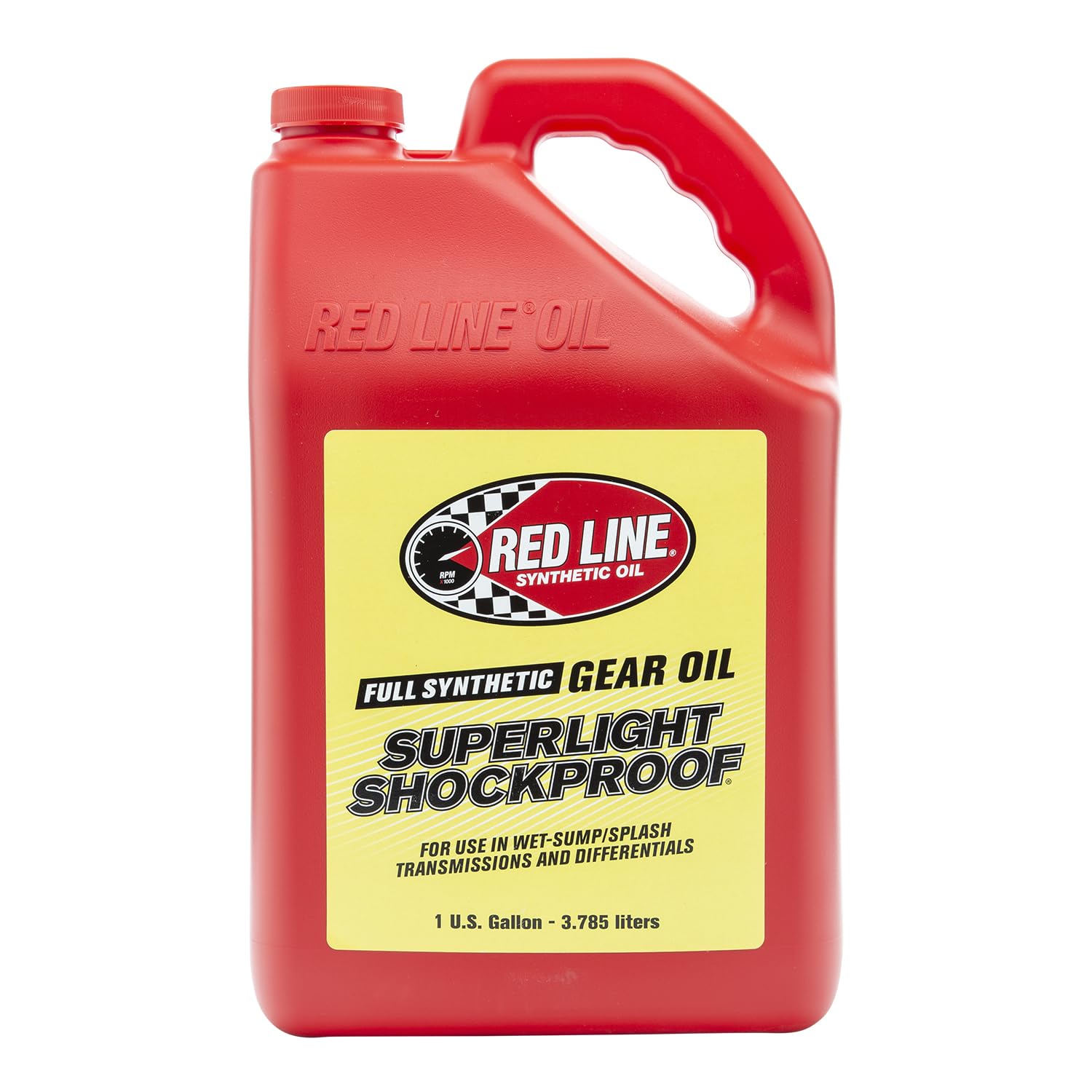 75W90 Red Line Full Synthetic SuperLight ShockProof Gear Oil - 1 Gallon