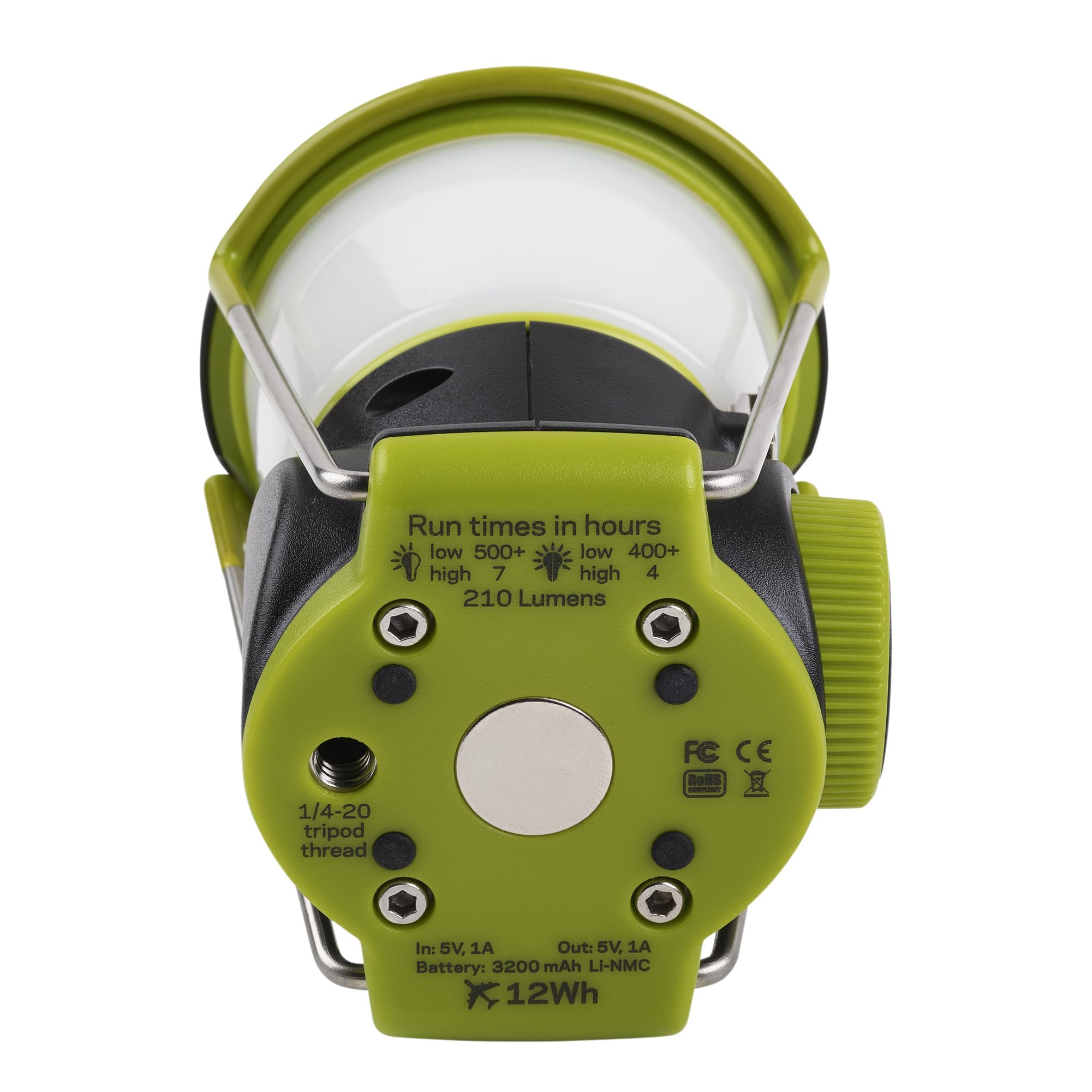 Goal Zero Mini Lighthouse Core Lantern, Small Solar-Powered and USB Lantern for Camping and Emergency Use