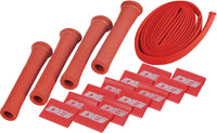 Protect-A-Boot and Wire Design Engineering 10586 Red 4-Cylinder Kit for Spark Plug Boot and Wire Protection