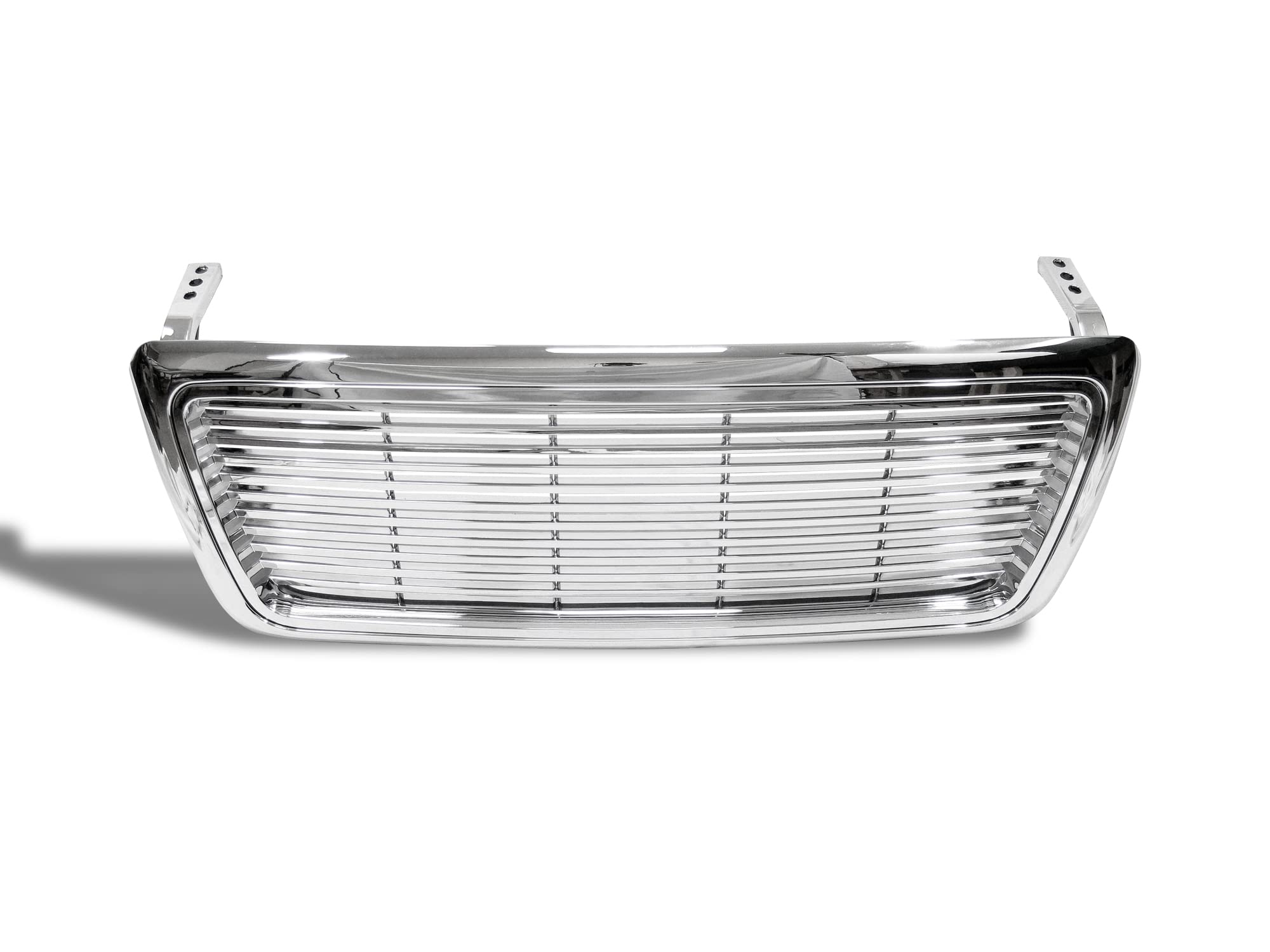 7148178 Armordillo USA Horizontal Front Hood Grille - Polished Fits 2004-2008 Ford F150 F-150/2006-2008 Lincoln Mark LT
