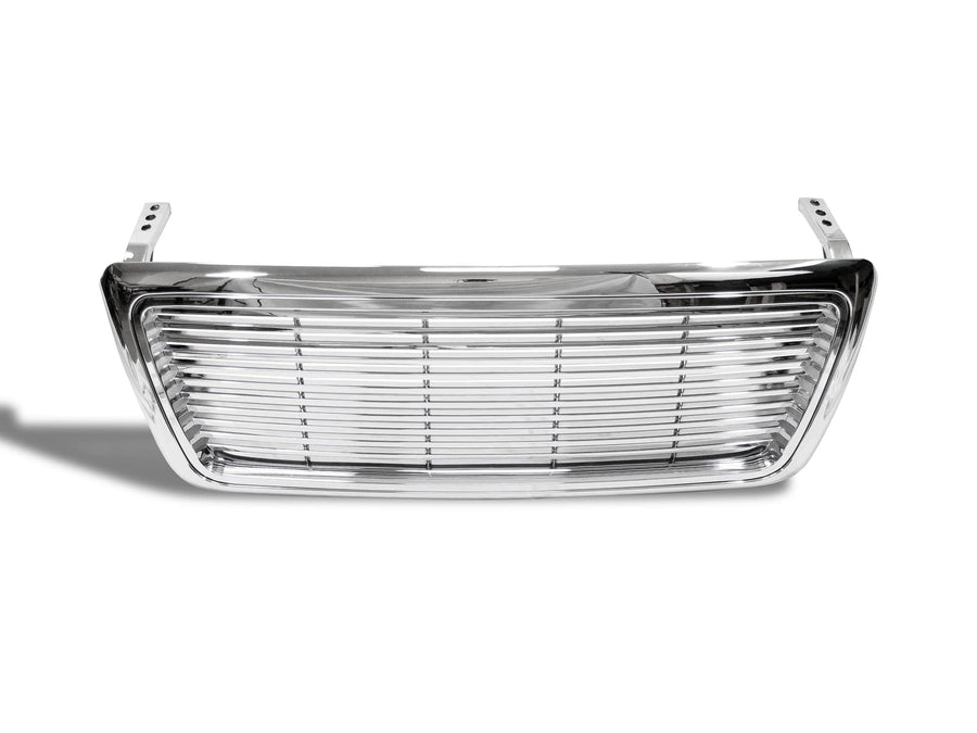 7148178 Armordillo USA Horizontal Front Hood Grille - Polished Fits 2004-2008 Ford F150 F-150/2006-2008 Lincoln Mark LT
