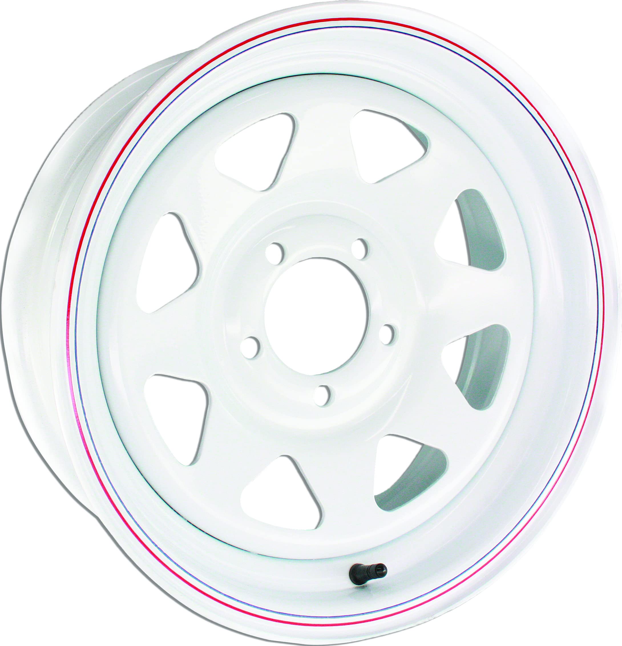 Custom AWC 8 SPOKE Wheel - 15x6, 0 Offset, 5x114.3 Bolt Pattern, 83.8mm Hub - White Rim