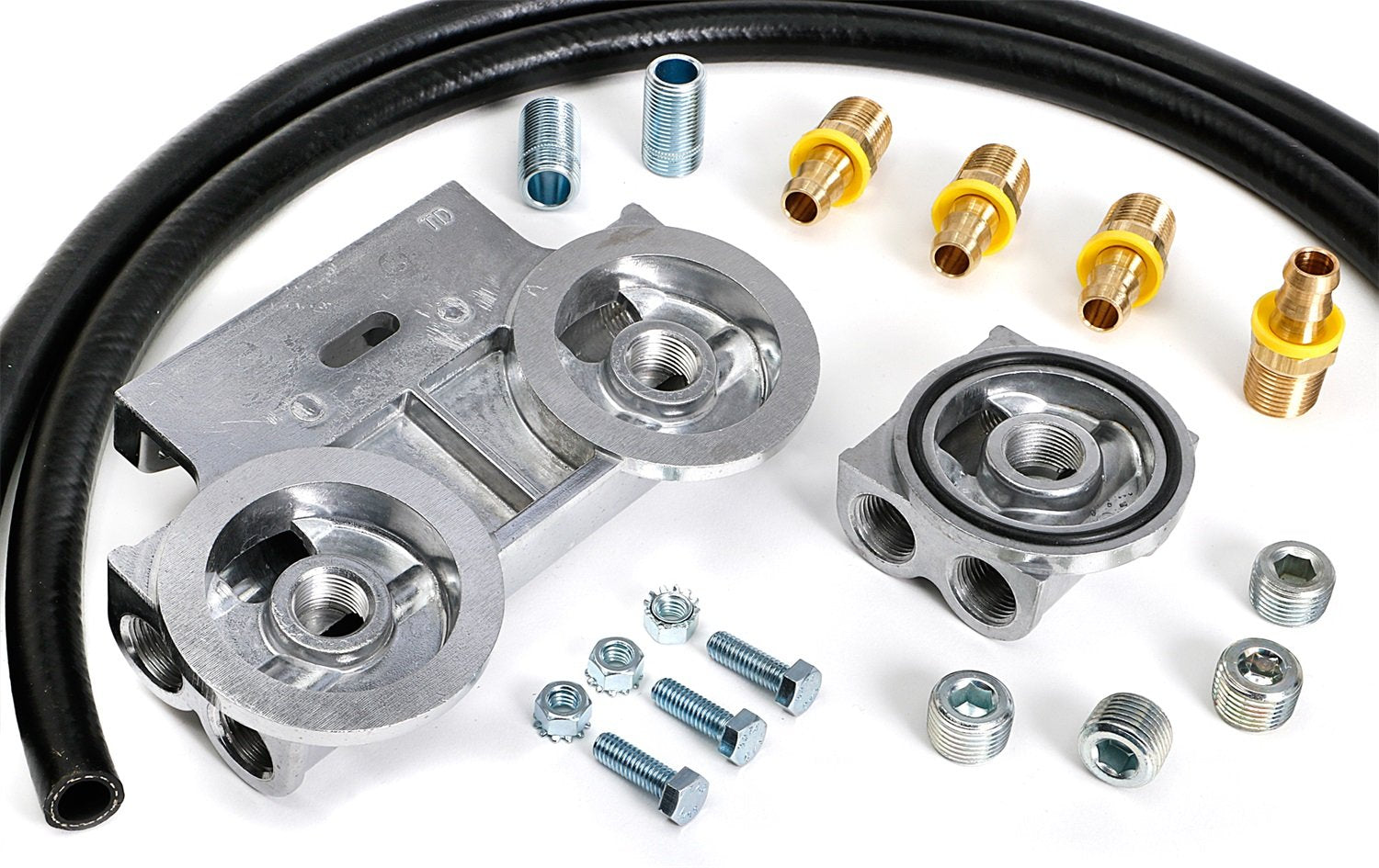 OIL FILTER RELOCATION KIT TRANS-DAPT PERFORMANCE 90 DEGREE (1727)