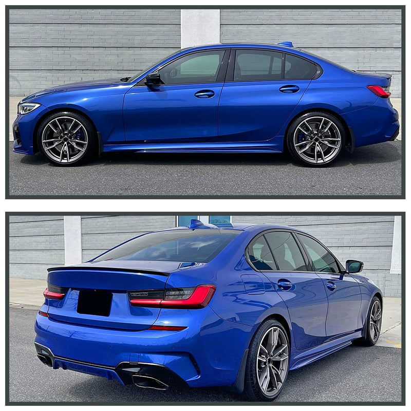 Rear Trunk Spoiler Wing for Spec-D Tuning 2019-2023 BMW G20 3-Series 4Dr Sedan Models