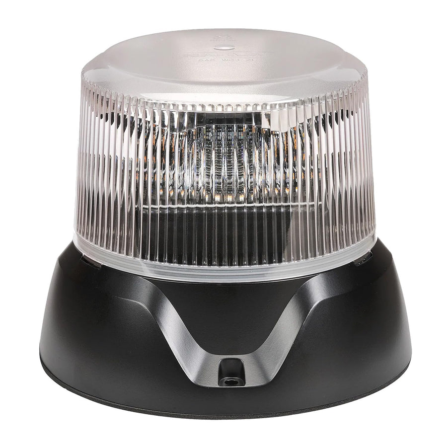 Tremor Vision X Lighting 12/24V HD Beacon Amber Flange Clear Lens