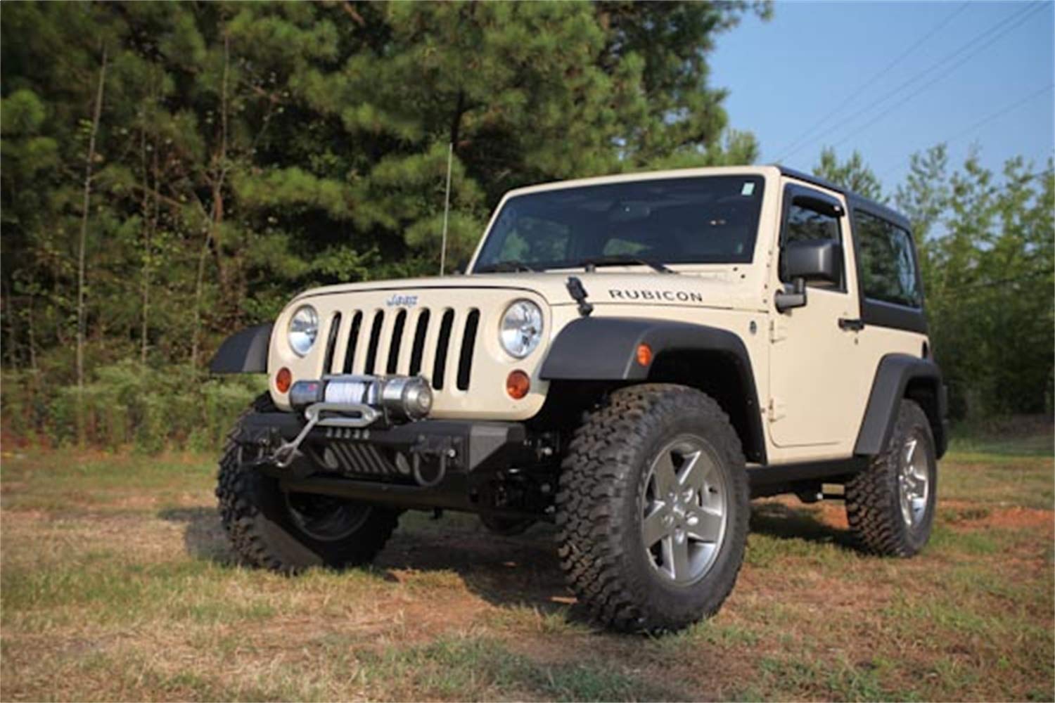 Rugged Ridge Rain Deflectors Window for Jeep Wrangler JK | Smoke | 11351.11 | Fits 2007-2018 Jeep Wrangler JK