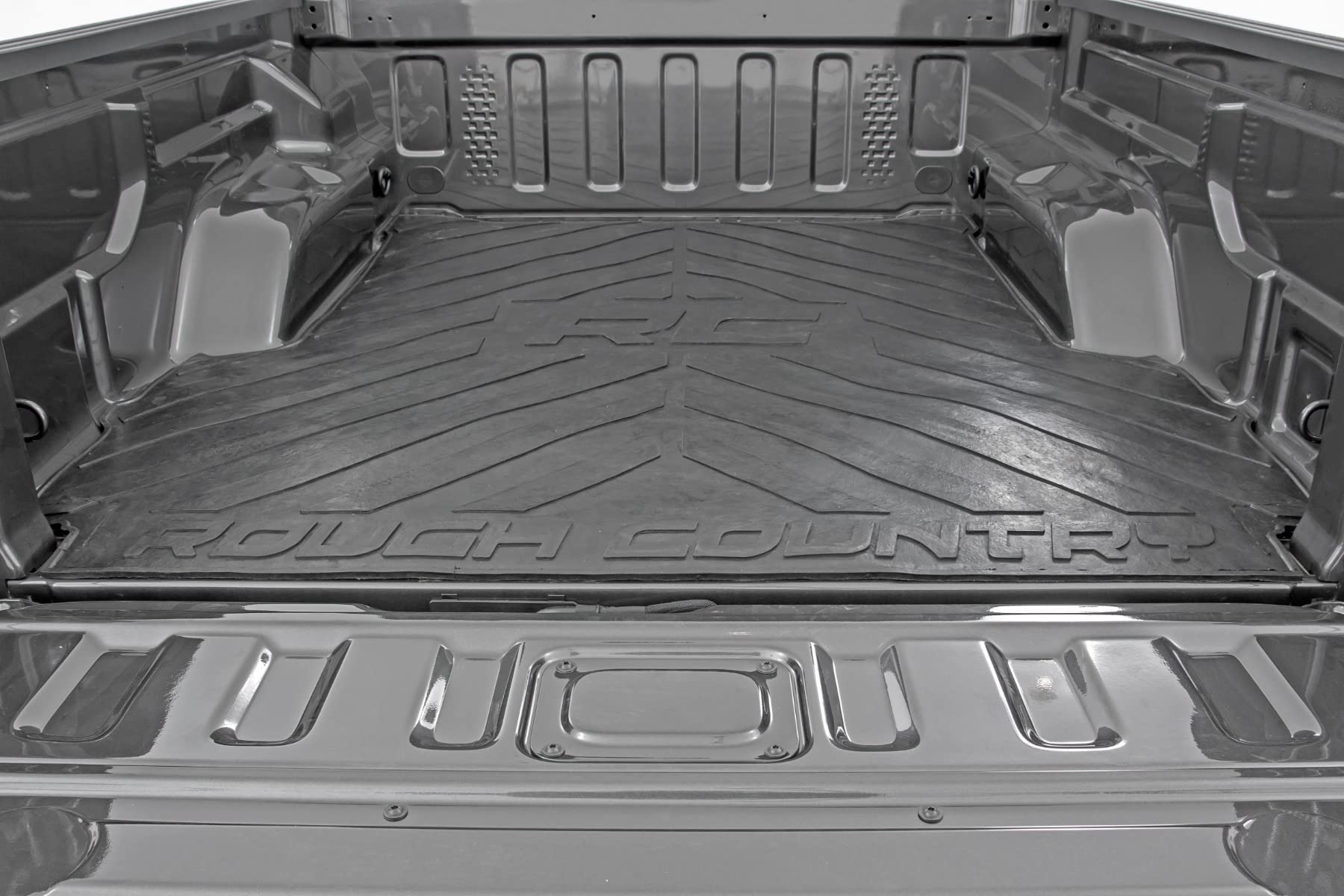 Rough Country Bed Mat Rubber for Jeep Gladiator JT (2020-2025) - Fits 5' (60") Bed, Non-Slip, Tear-Resistant Truck Bed Protection