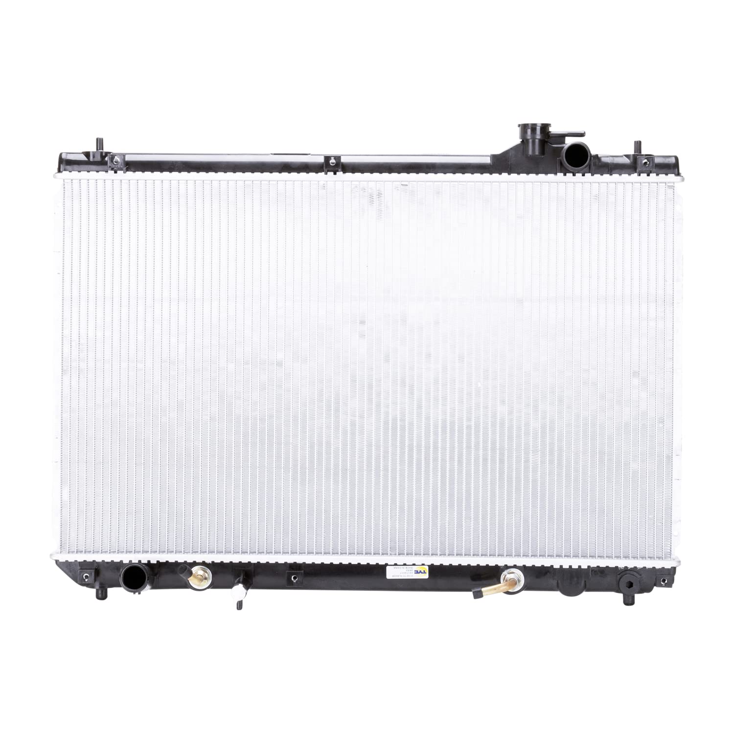 Compatible TYC 2452 with TOYOTA Highlander 1-Row Plastic Aluminum Replacement Radiator