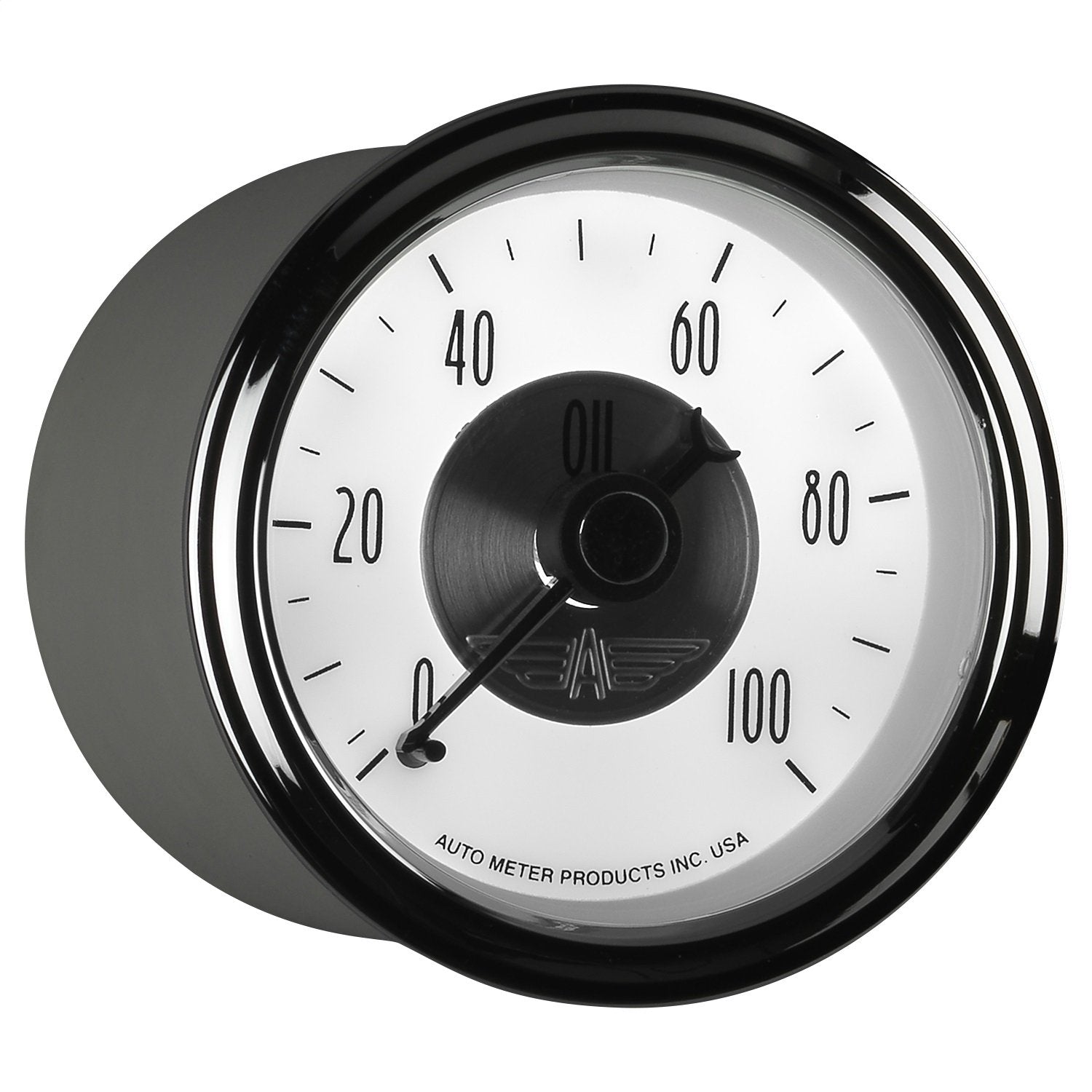2023 Auto Meter Prestige Pearl 2-1/16" Mechanical Oil Pressure Gauge (0-100 PSI, 52.4mm)