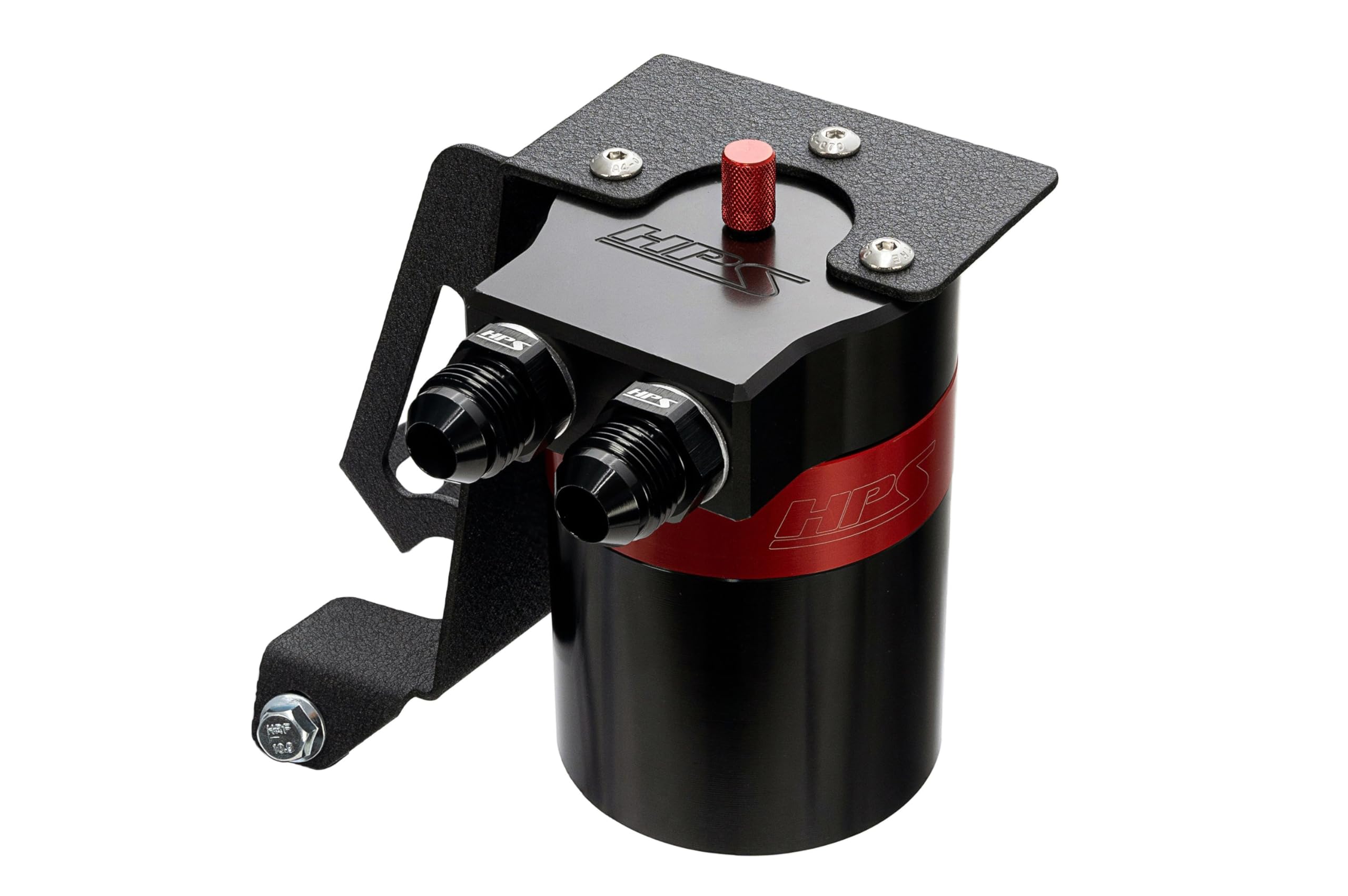 Black Aluminum HPS Oil Catch Can Kit Compatible for 2010-2023 Lexus GX460 4.6L V8, 860-005