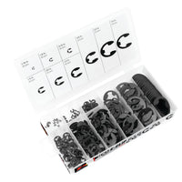 W5208 Performance Tool 300pc E-Clip Assortment, Black