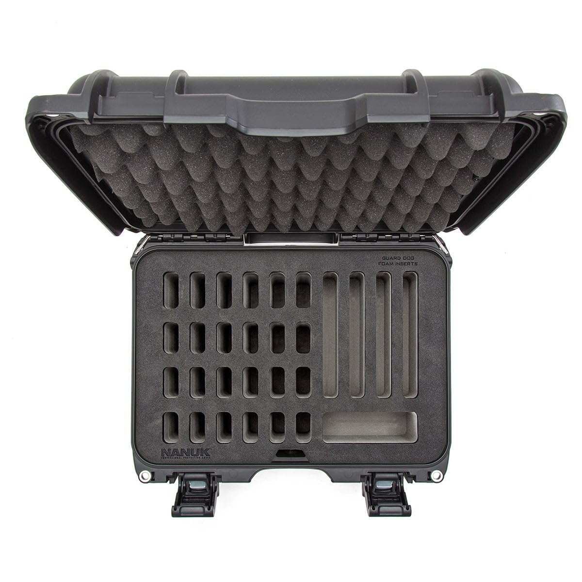 Black Nanuk 915 Waterproof Hard Case with Foam Insert for 28 Knives