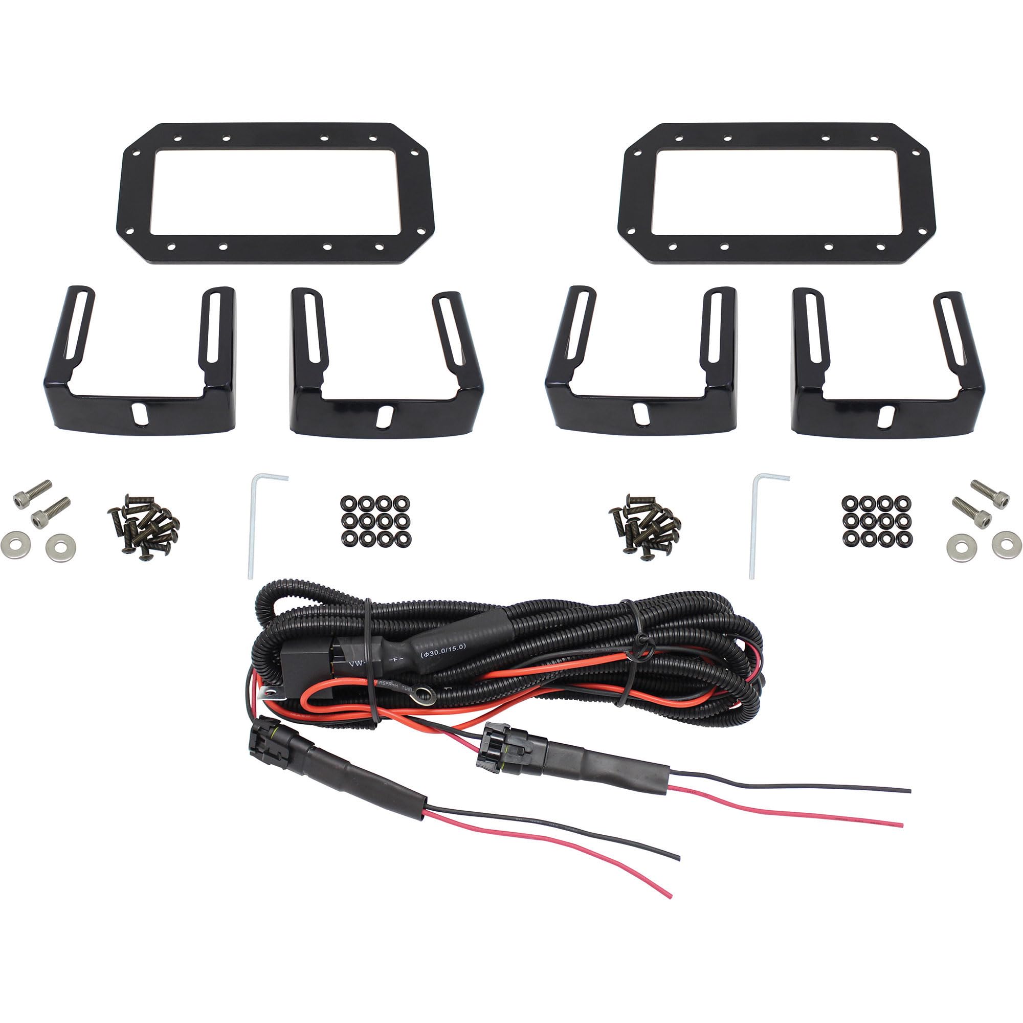57-0025 Westin HDX B-FORCE Flush Mount LED Light Kit Includes 6 inch Lights (set of 2) with wiring harness