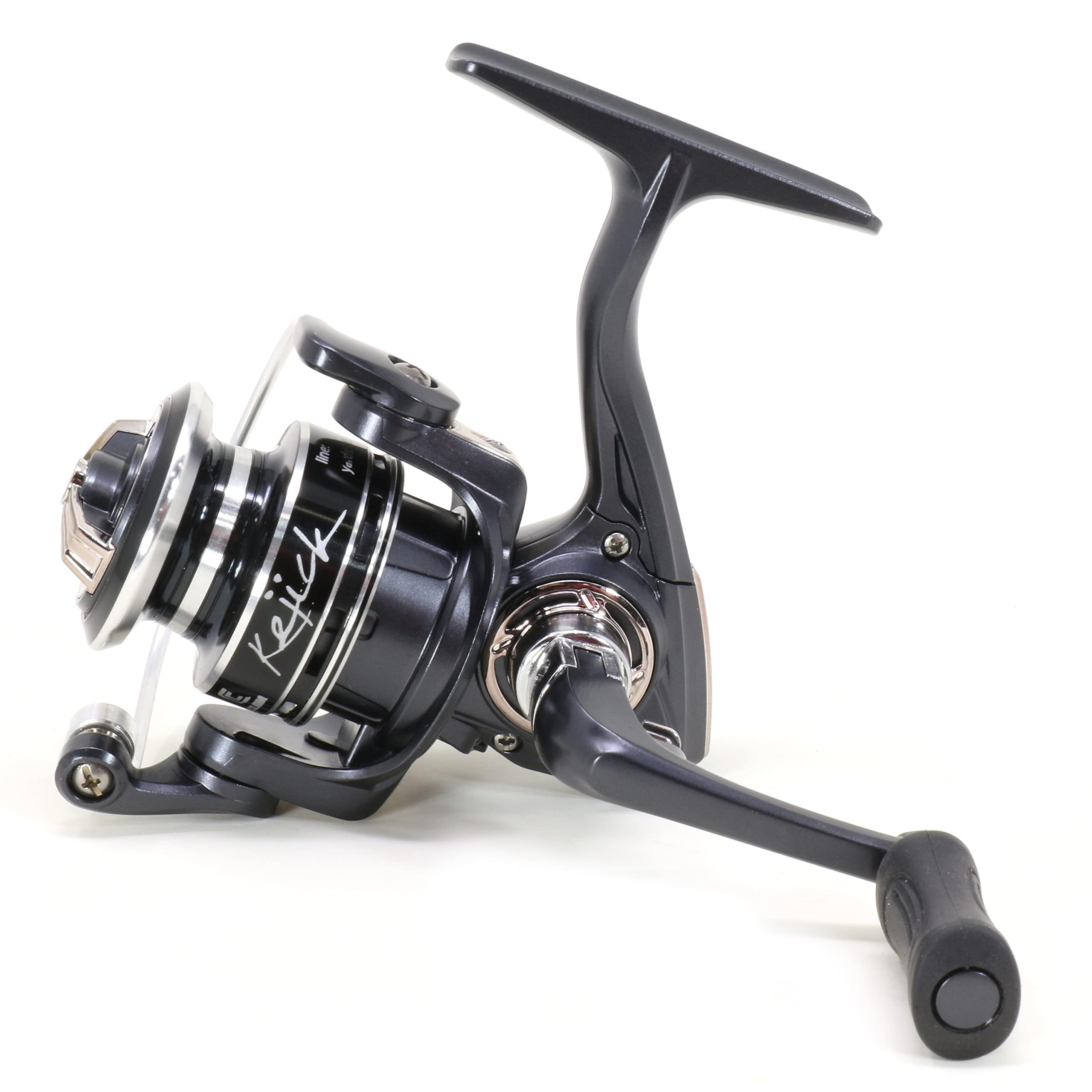 Kejick CLAM Ice Fishing Reel – 6+1 Bearings, SF Drag & Folding Handle for Smooth, Cold-Weather Performance