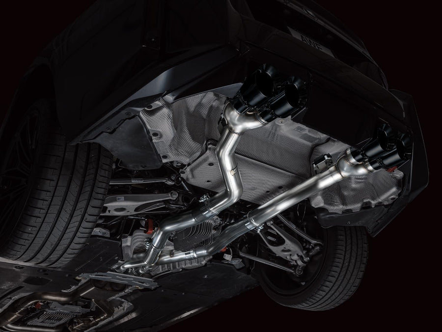 23-24 BMW G87 M2 AWE Tuning Track Edition Exhaust - Diamond Black Tips