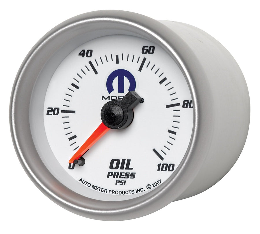 MOPAR Auto Meter 880249 Electric Oil Pressure Gauge