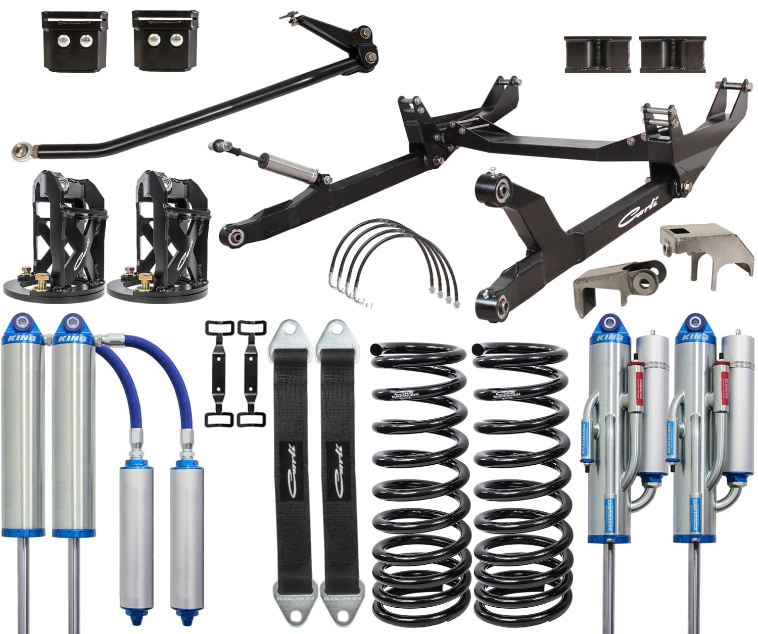 3.5 Carli Unchained System, Base, 6” Lift, 2003-09 Ram 2500/3500, Diesel