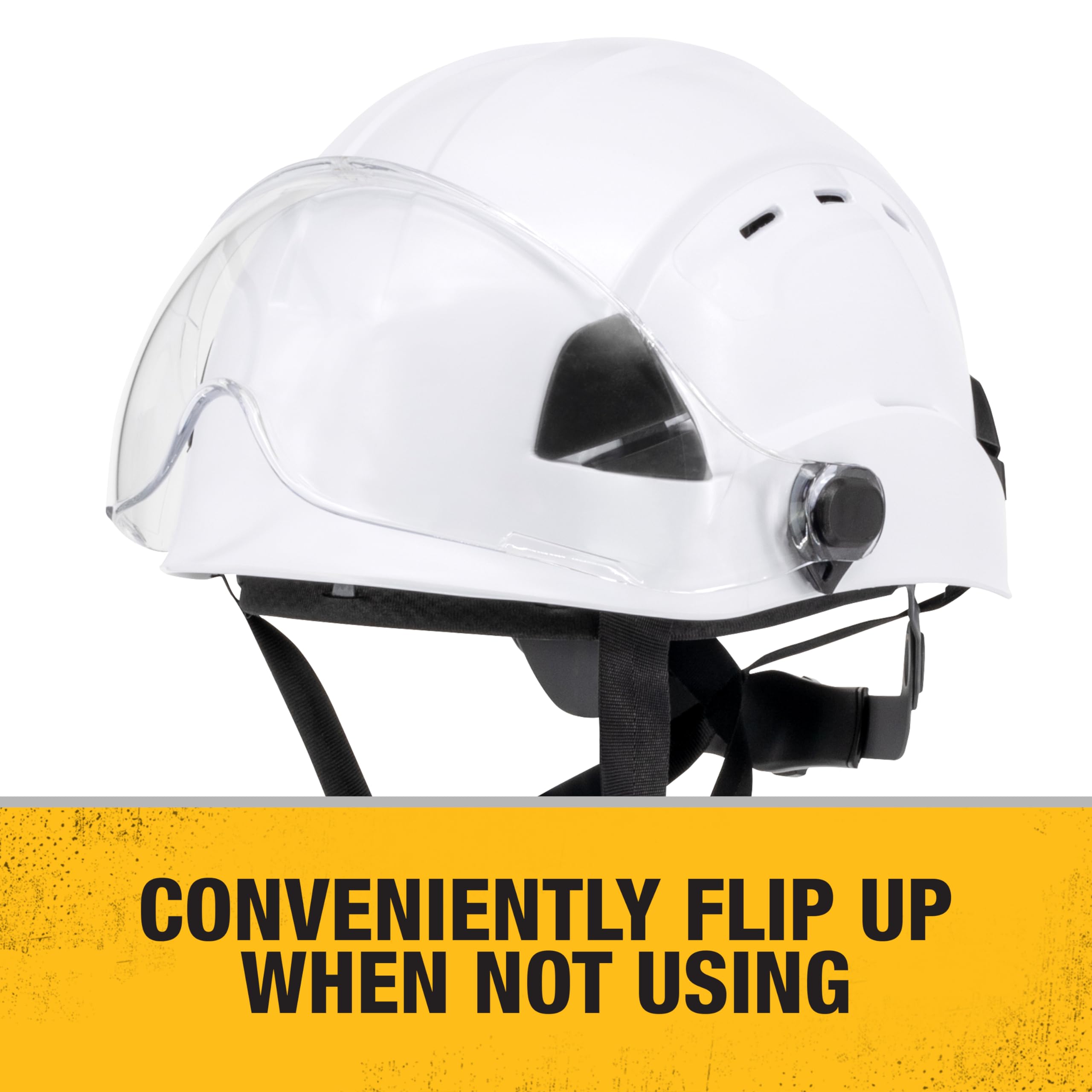 DEWALT Visor DPG22-SH with Premium Anti-fog+ Clear Lens Designed to Fit DPG22 Type II Helmet