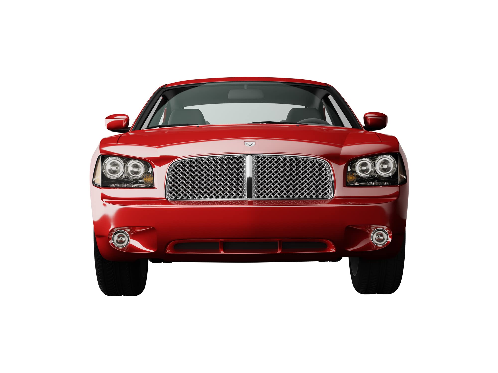7147669 Armordillo USA Mesh Grille Fits 2005-2010 Dodge Charger-Chrome
