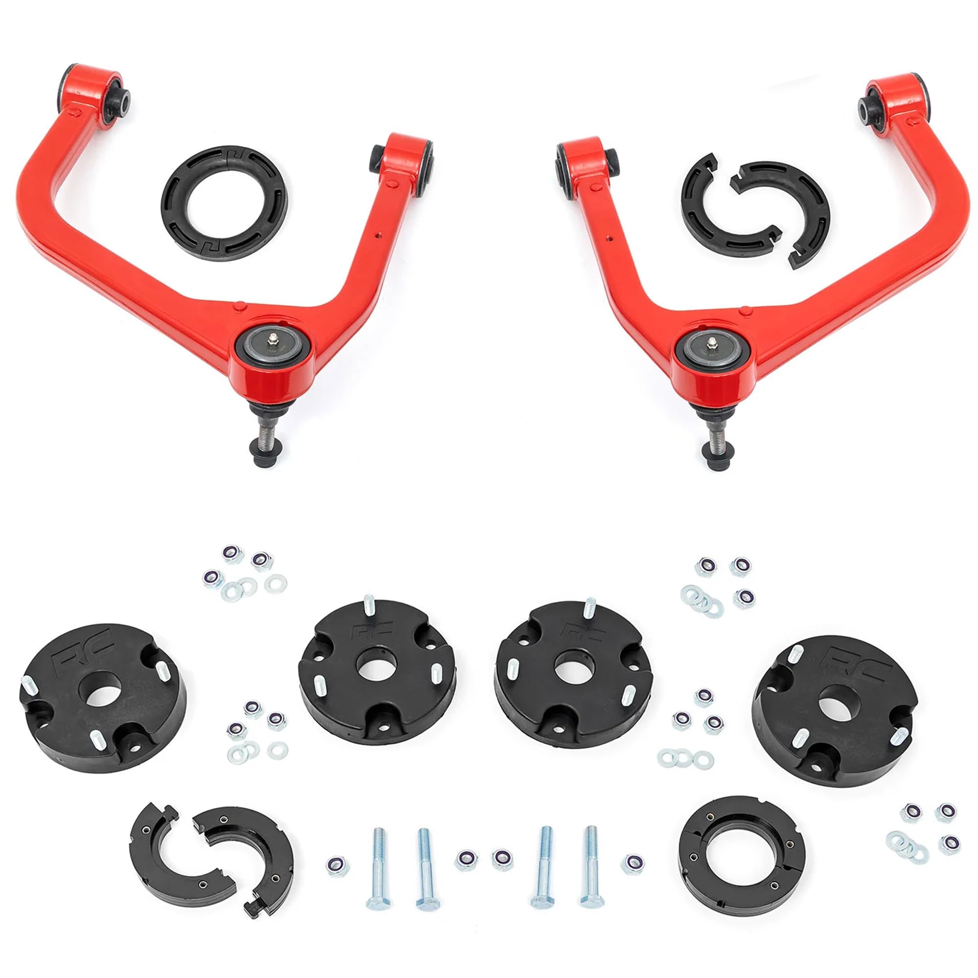 2.5" Suspension Lift Kit Rough Country for 22-24 GMC Yukon | Magneride- 11800RED
