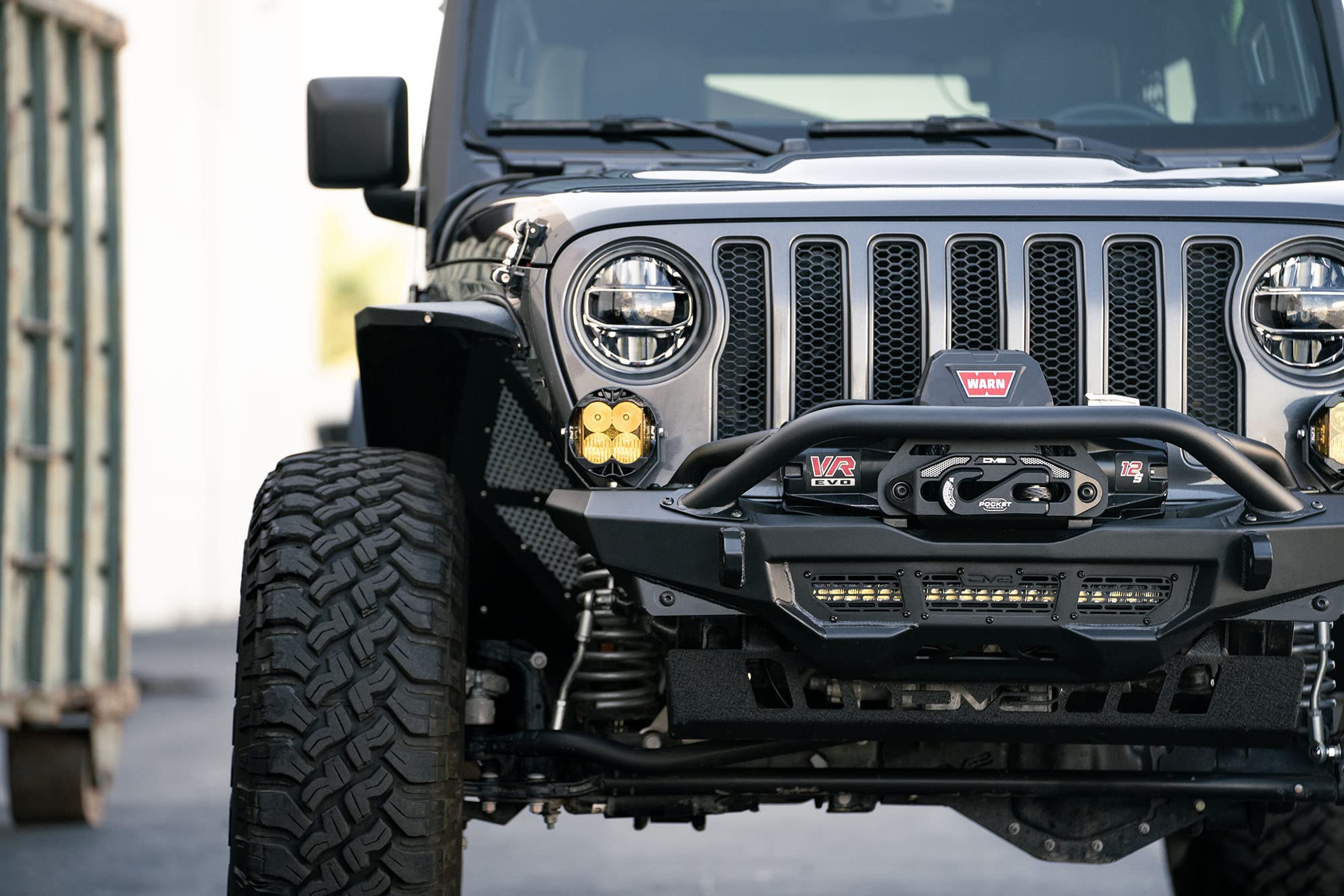 Pocket Fairlead DV8 Offroad for Aftermarket Winch | for Synthetic Rope Only | 20,000 lb Working Load Limit | Fits Most Aftermarket Winches | Includes Hook & Stainless Steel Pin